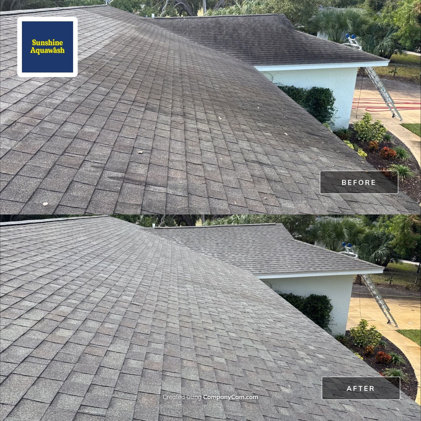Complete Roof, Pool Deck, and Driveway Cleaning in Catalina Community, Bradenton, FL by Sunshine AquaWash
