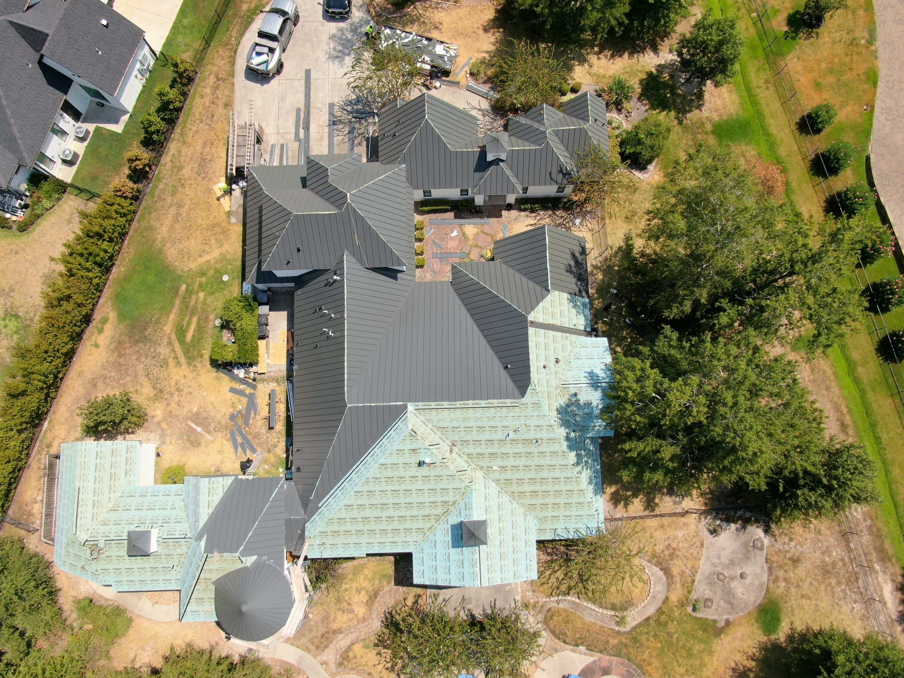 Standing Seam Project - Spring, TX by Hartland Roofing & Construction