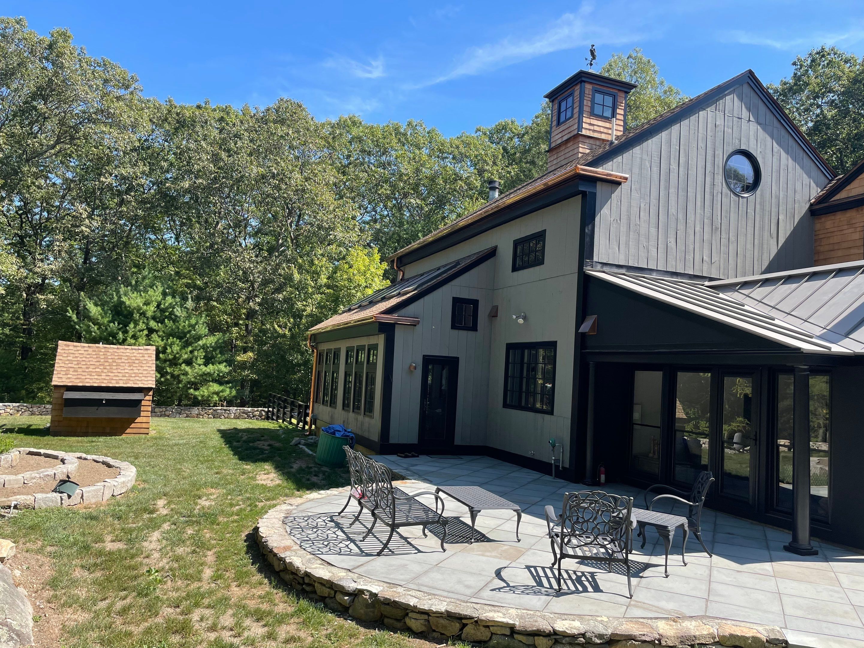6" K-Style Copper Gutters Installed in Sherborn, MA by Gutter Pro Enterprises