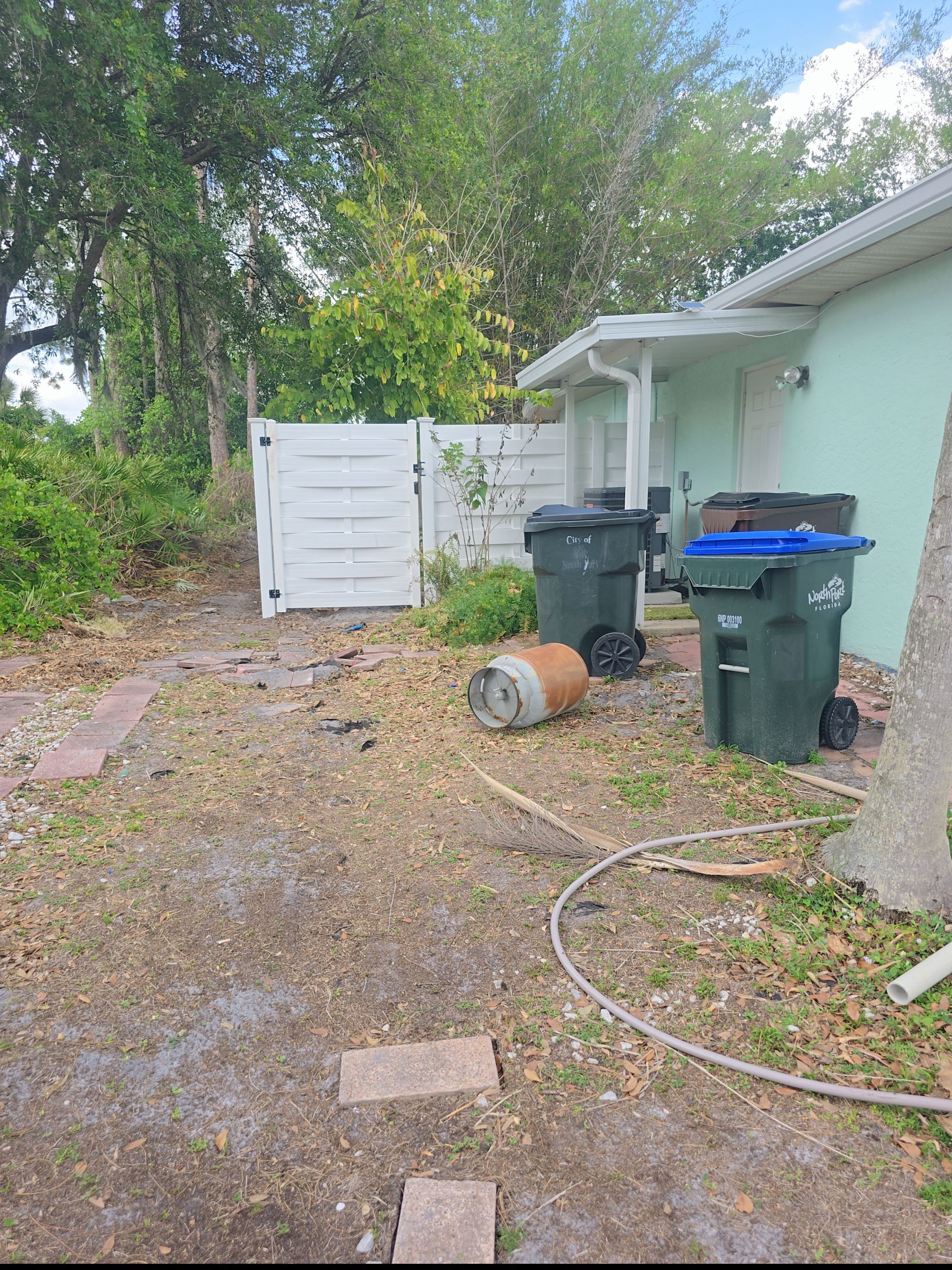 Horizontal Basketweave Fence in North Port by True Fence LLC
