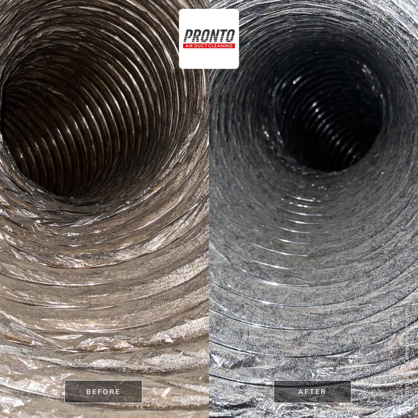 Air duct cleaning using Hypervac by Pronto Air Duct Cleaning