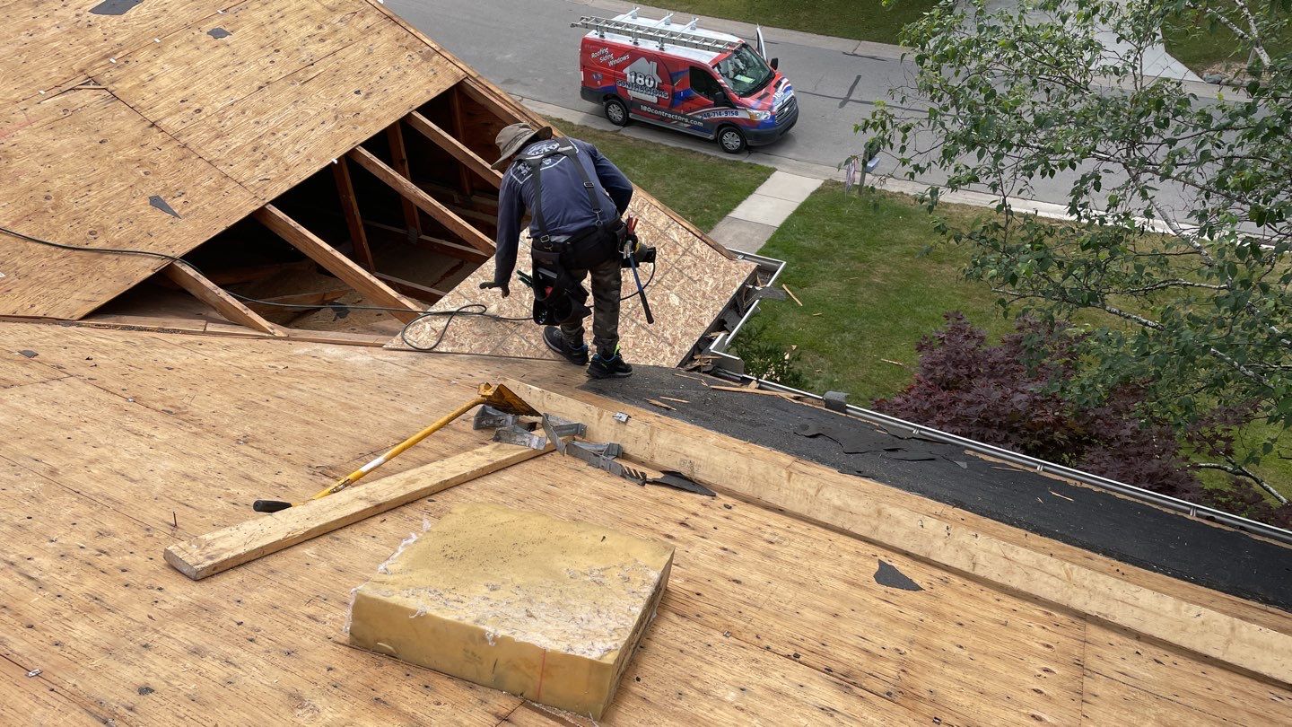Roof Replacement using CertainTeed Landmark by 180 Contractors