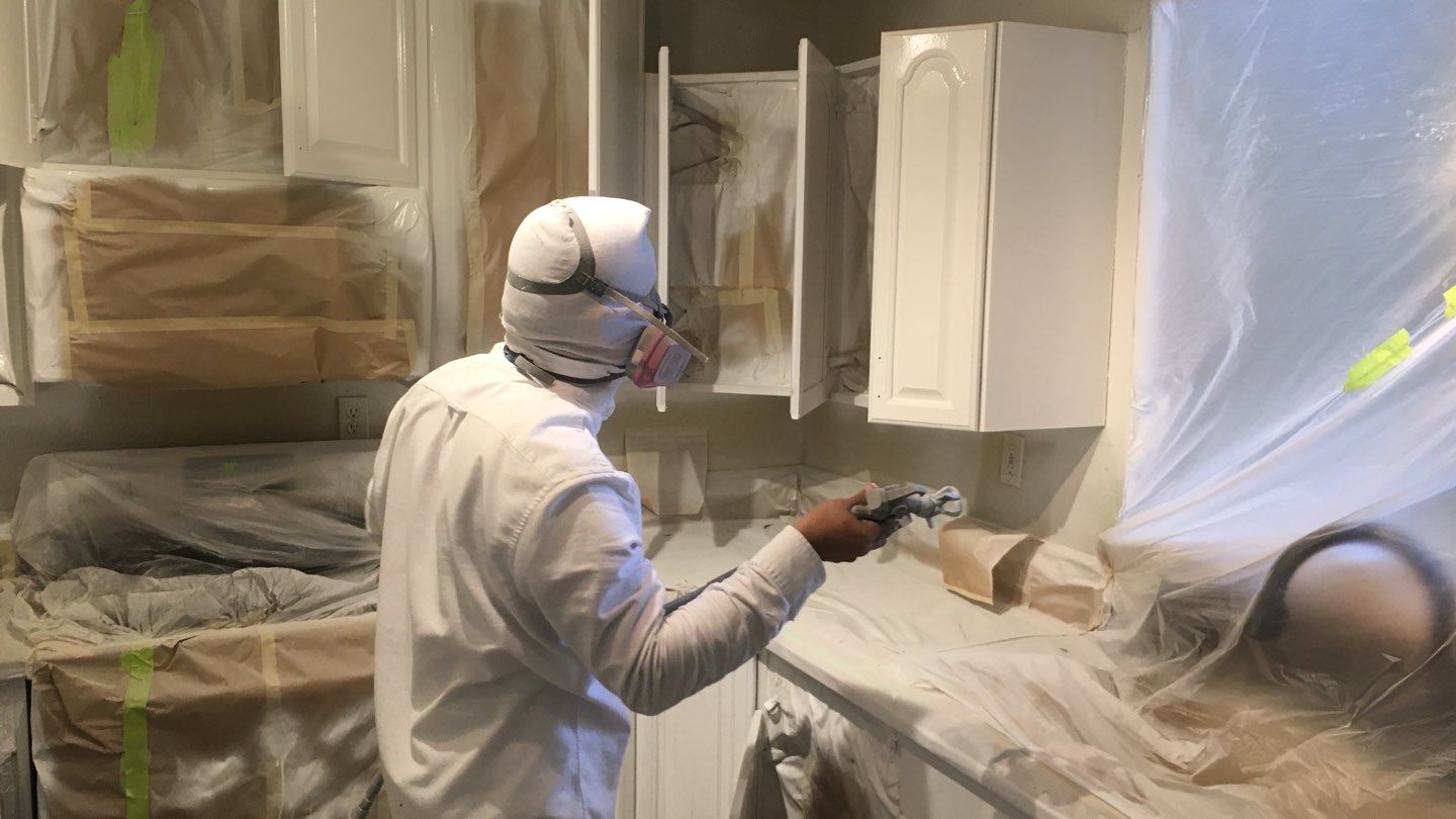 From Dull to Dazzling: A Kitchen Cabinet Painting Marvel by 360 Painting Central Texas 