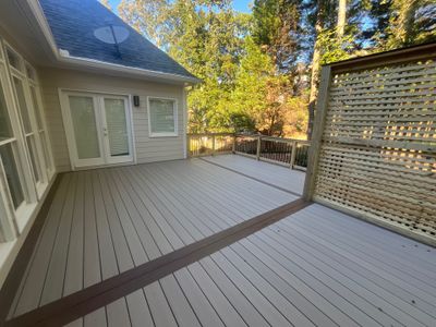 Marietta, GA Color Plus Siding Installation and Deck Build