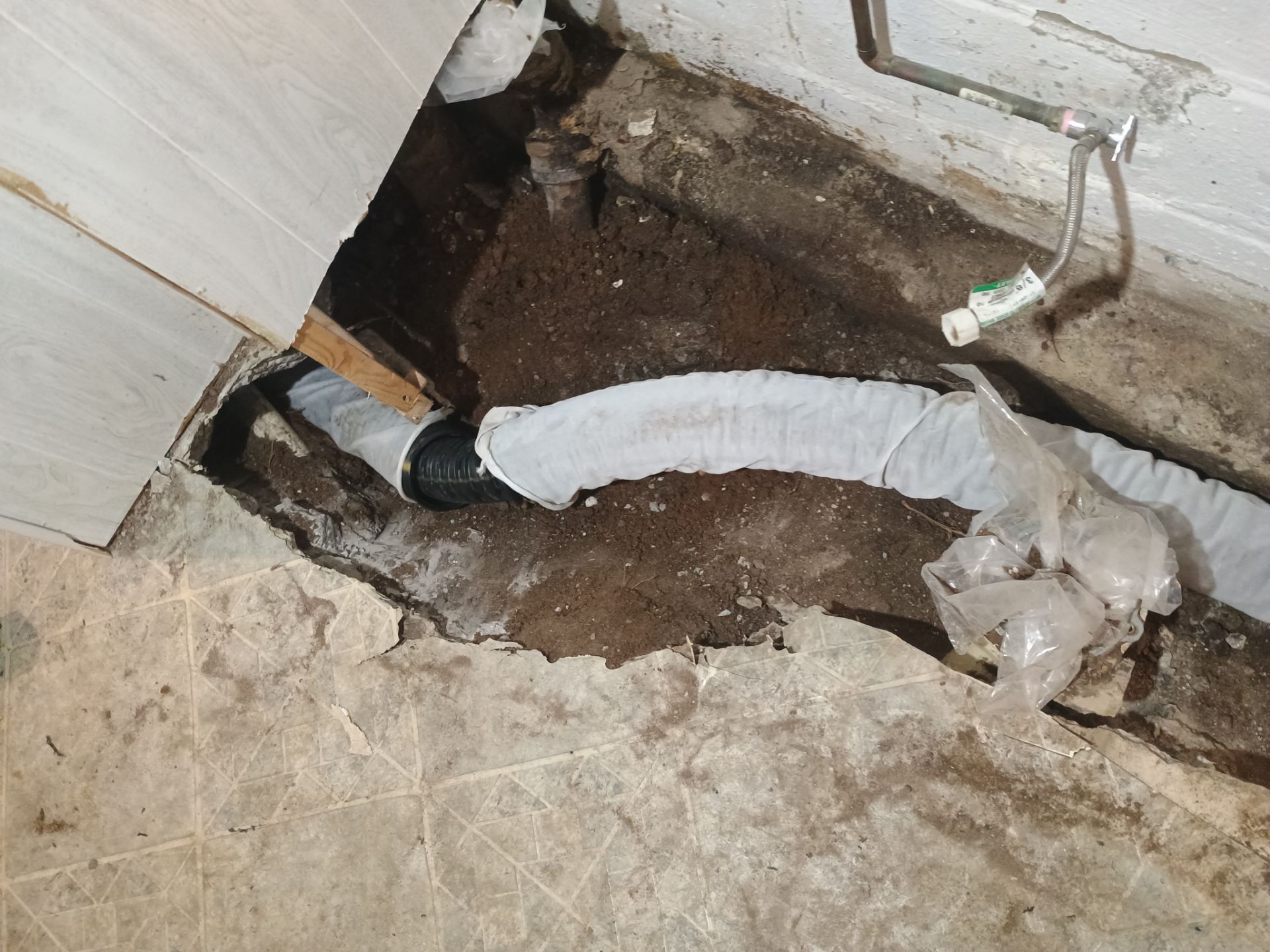 Drain Tile & a Sump Pump for our Property Management Partner by Waterproofing Northeast