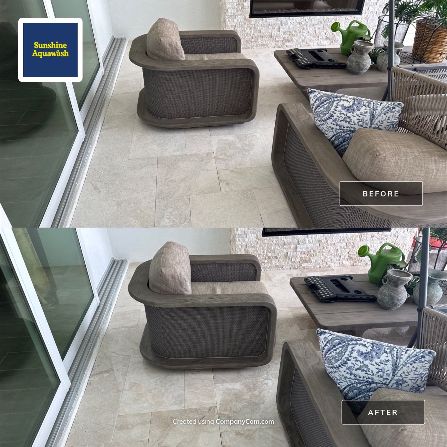 Paver Pool Deck Cleaning in Esplanade at Artisan Lakes – Palmetto, FL by Sunshine AquaWash
