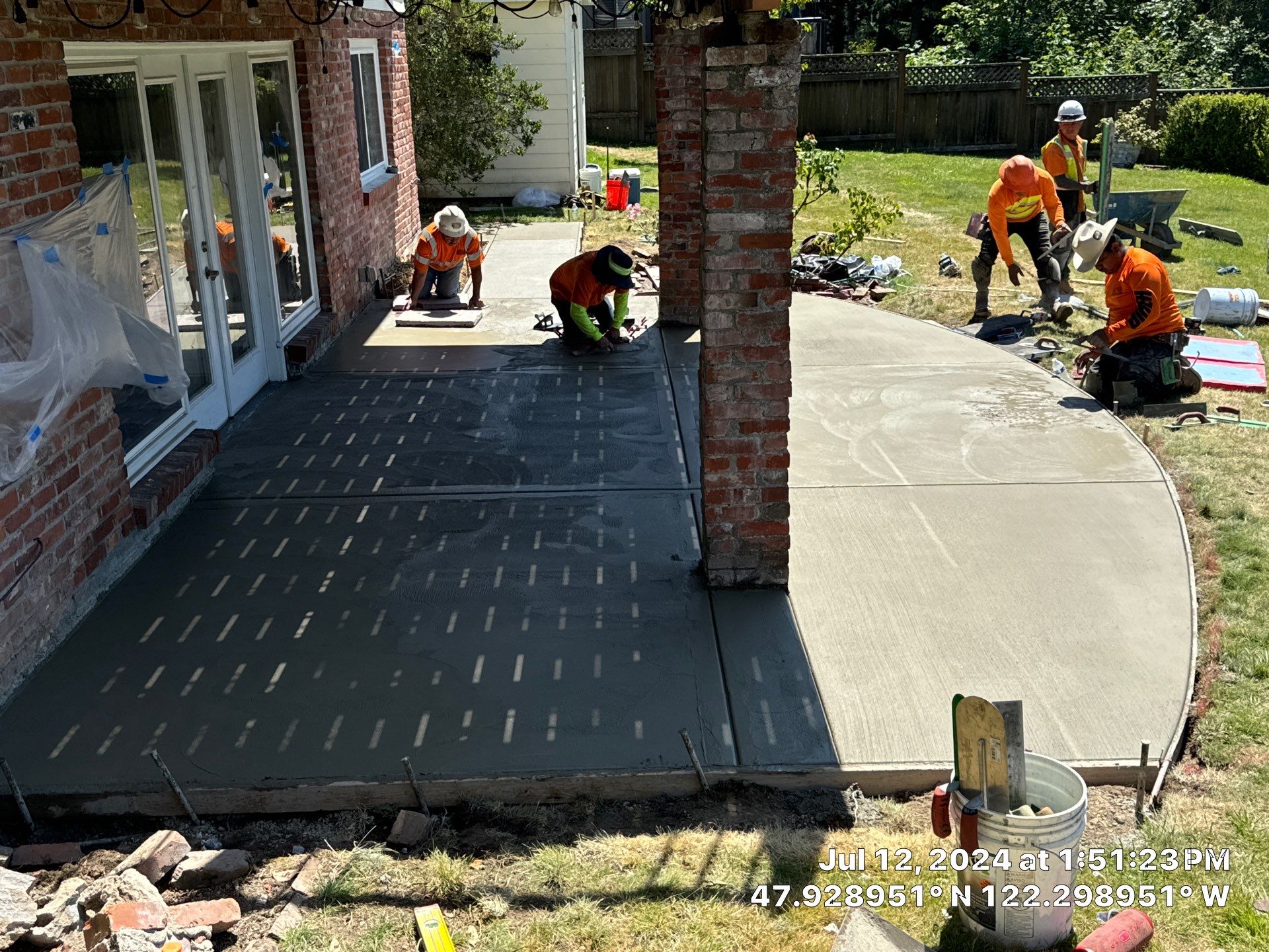 Susan | Concrete Patio by Jireh Asphalt & Concrete Inc 