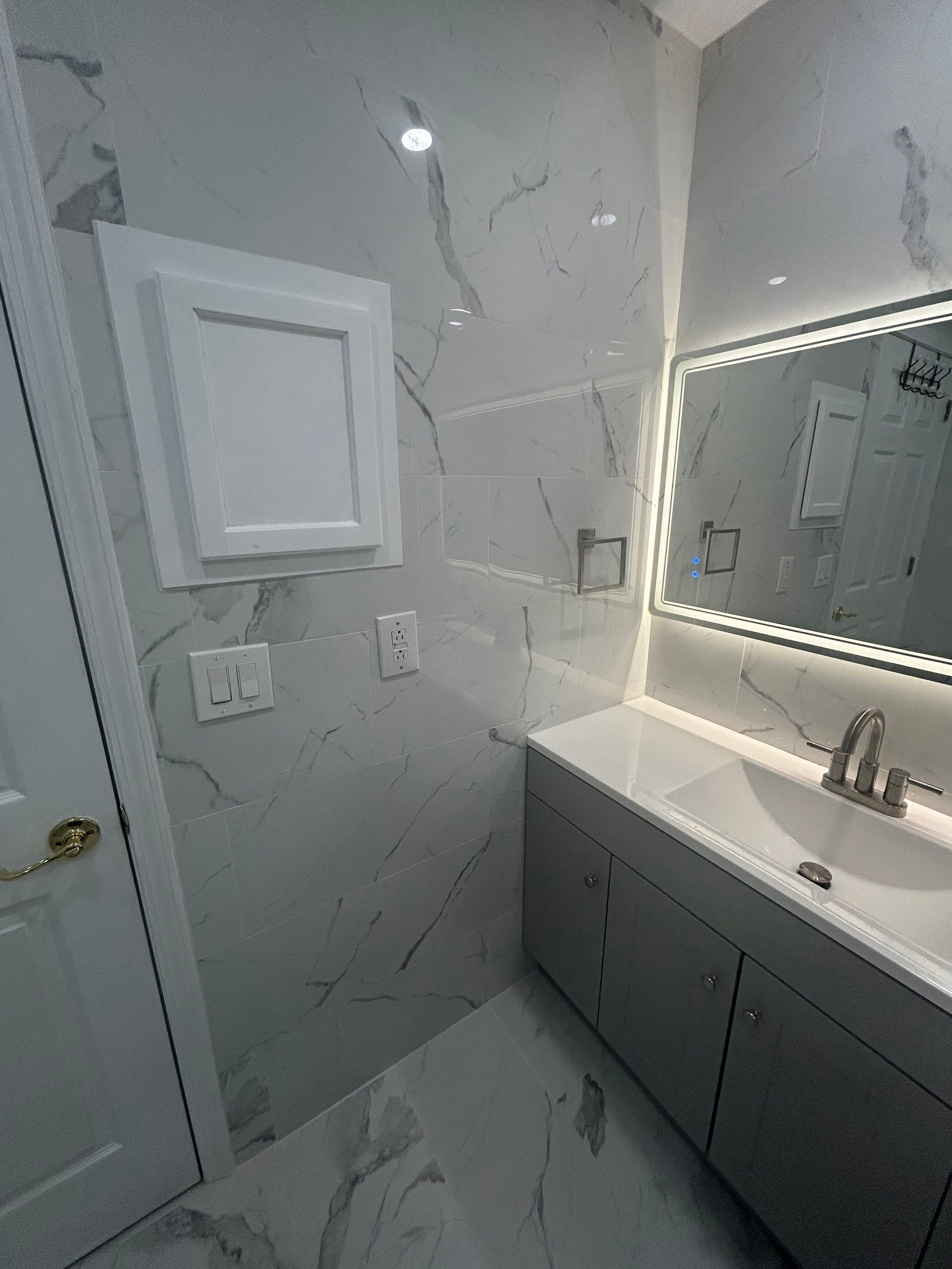 Hallway Bathroom & Closet Renovation by urban green energy llc