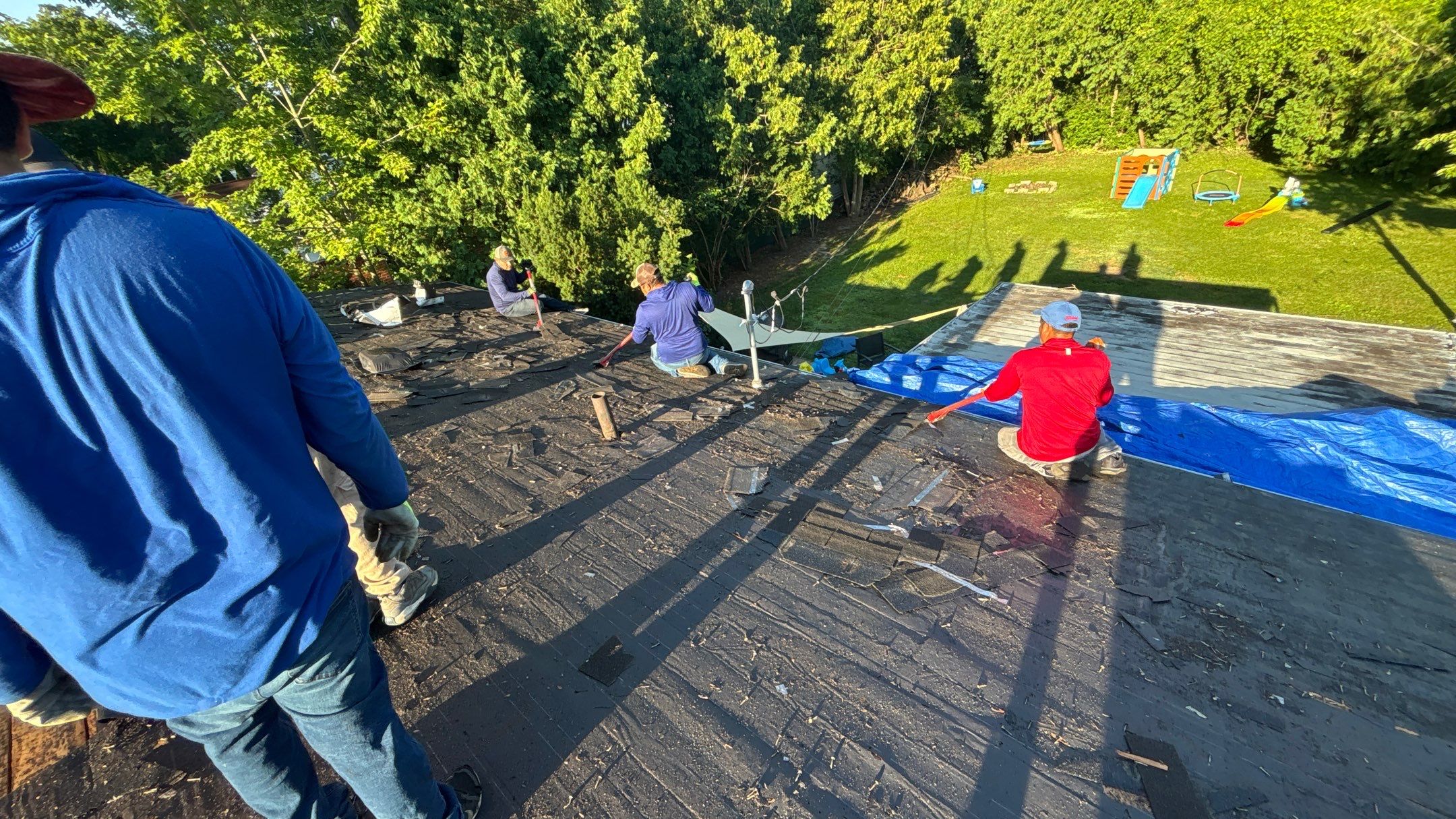 Roof Replacement using Owens Corning Onyx Black by 180 Contractors