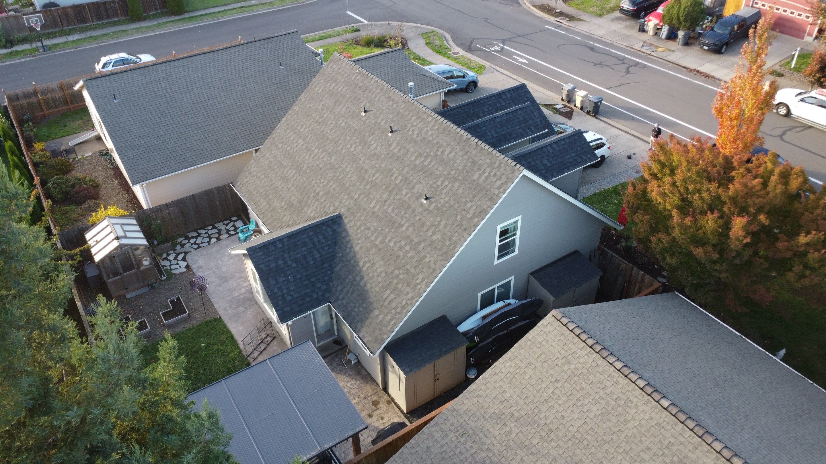 Granite Black Residential Roof Replacement by Orezona Building & Roofing Company, Inc.