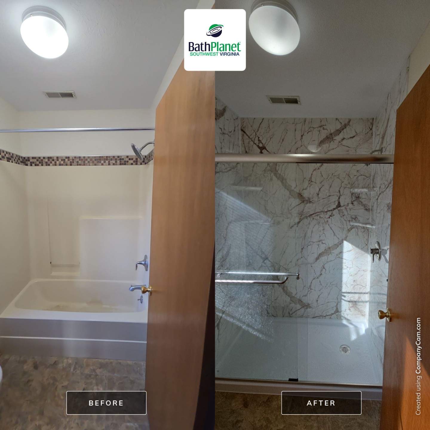 Tub to Shower Refresh by BathPlanet SW Virginia