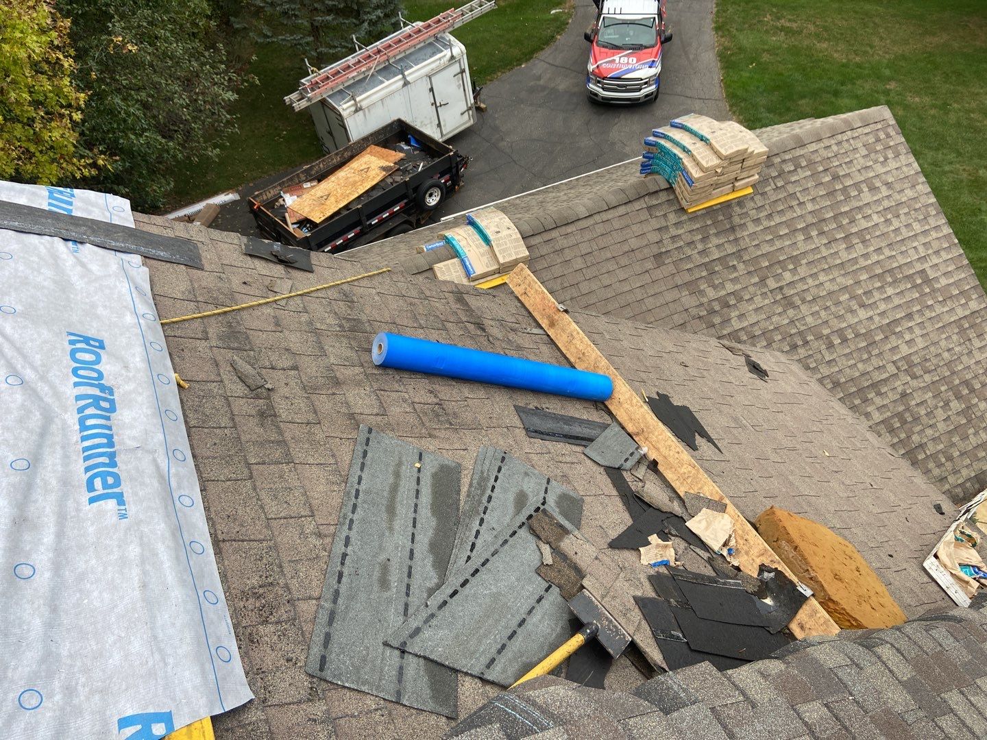 Roof Replacement using CertainTeed Landmark by 180 Contractors