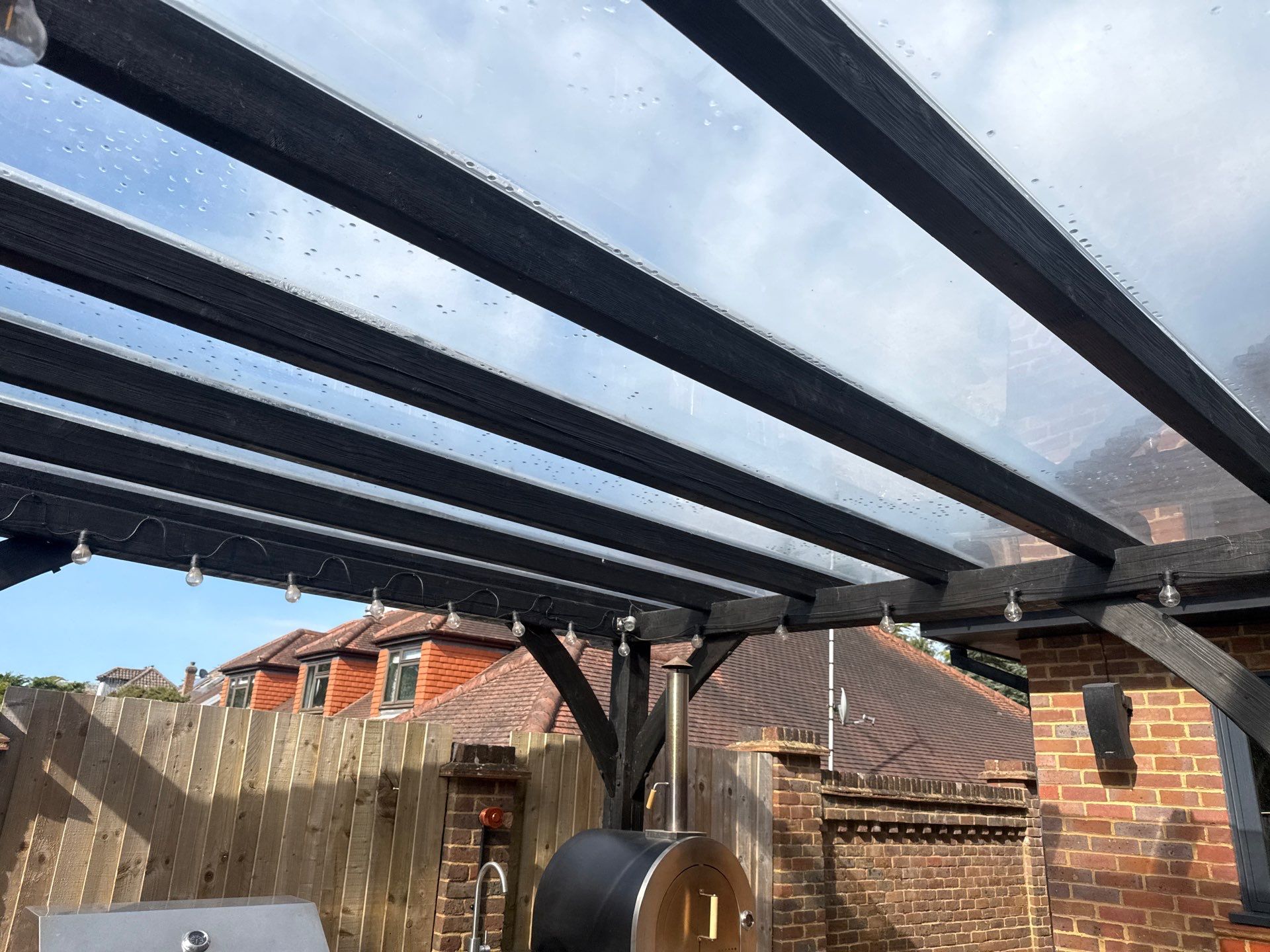 Patio and Pagola clean by Ges Exterior Cleaning ltd