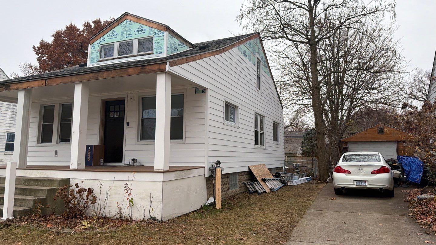 Siding Replacement using Ascend Glacier White by 180 Contractors