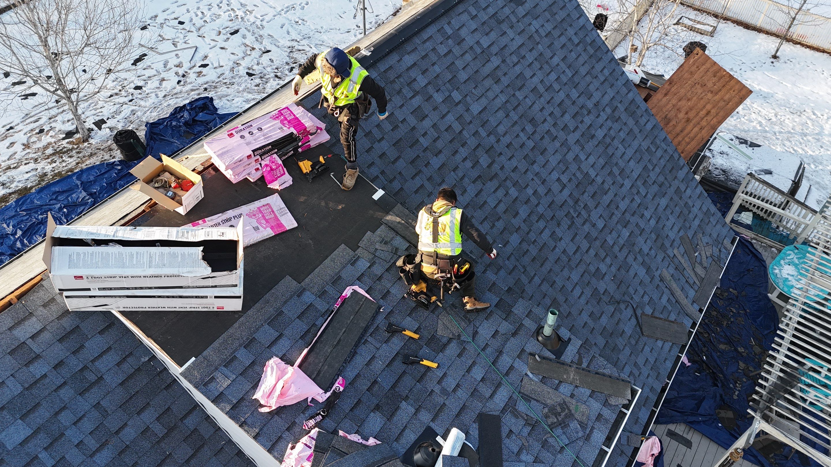 Owens Corning Duration: Harbor Blue in Norwich by Golden Shield Roofing