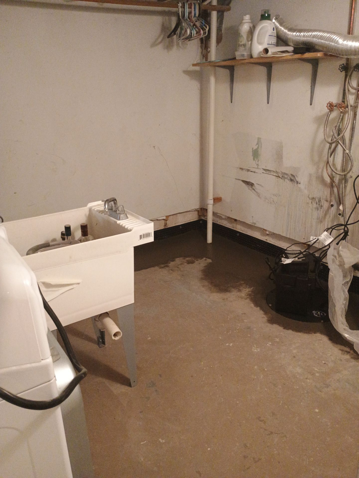 Interior Drain Tile Installation in South Minneapolis by Waterproofing Northeast