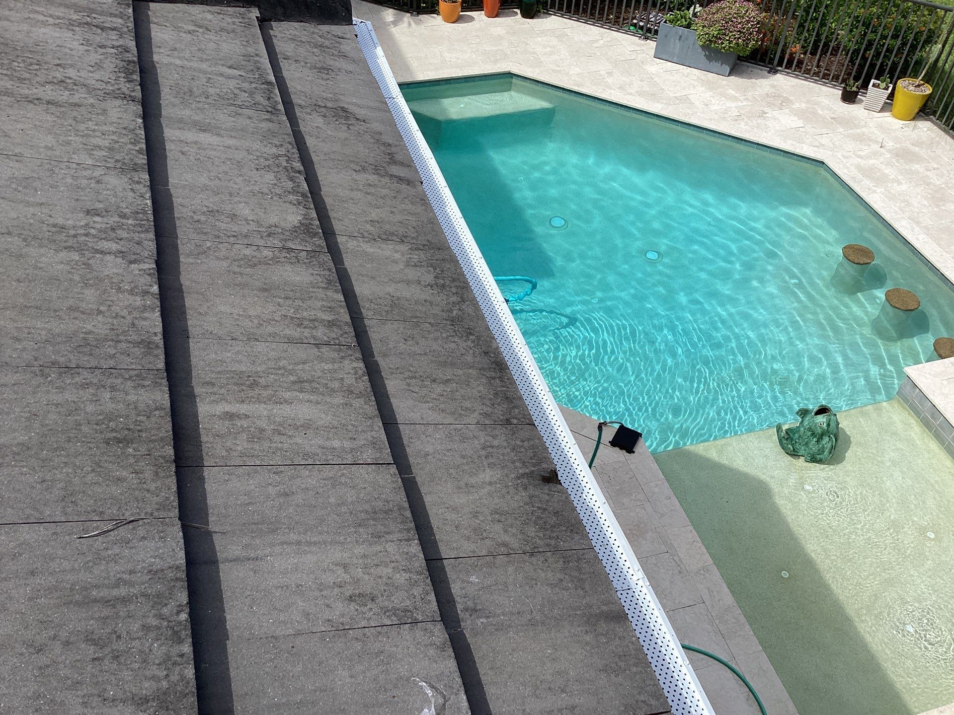 Gutter guard installation for a Sarasota home by Gutter Professors