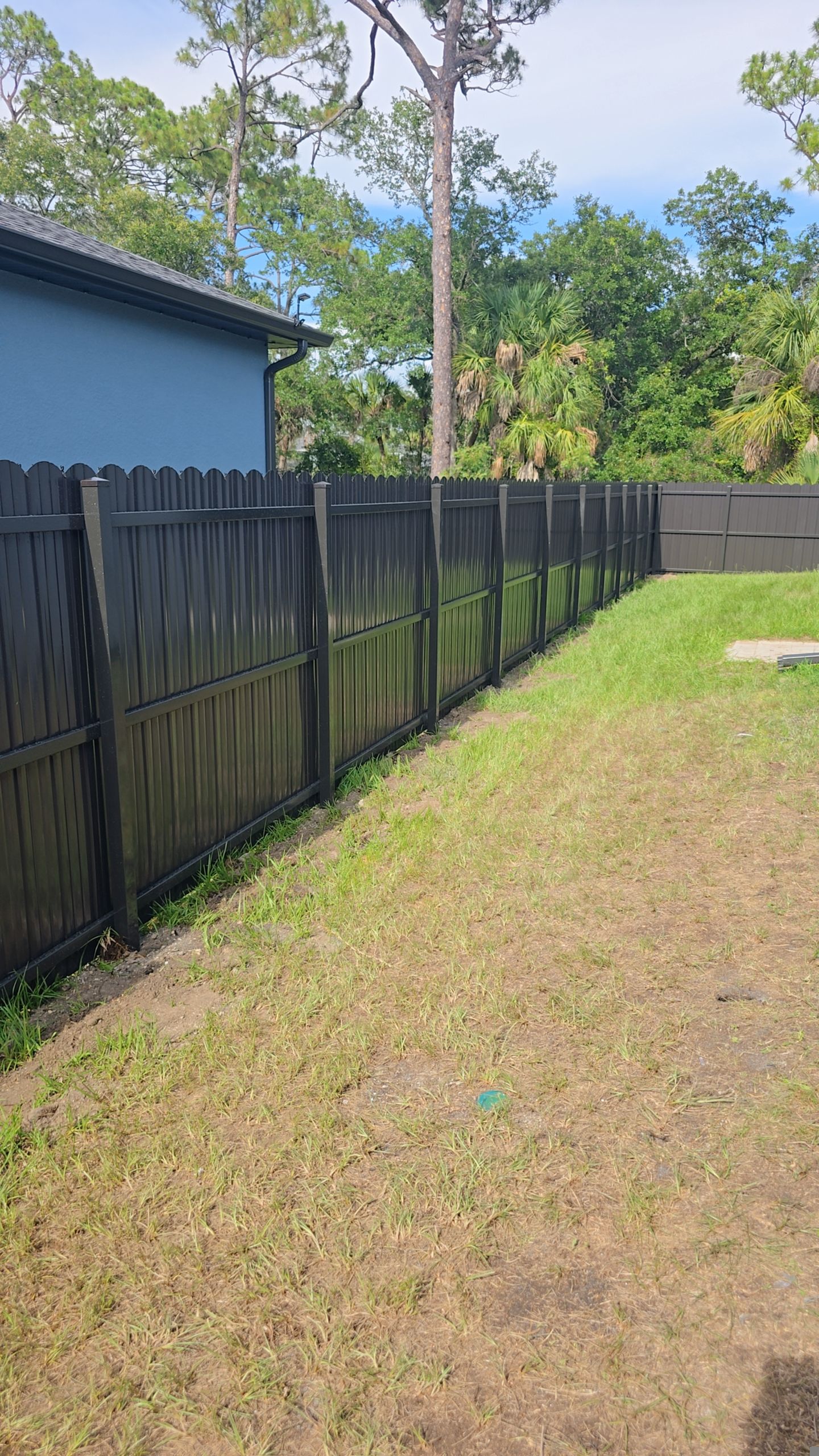 Black Durafence - Privacy Metal Fence Installation in Port Charlotte by True Fence LLC