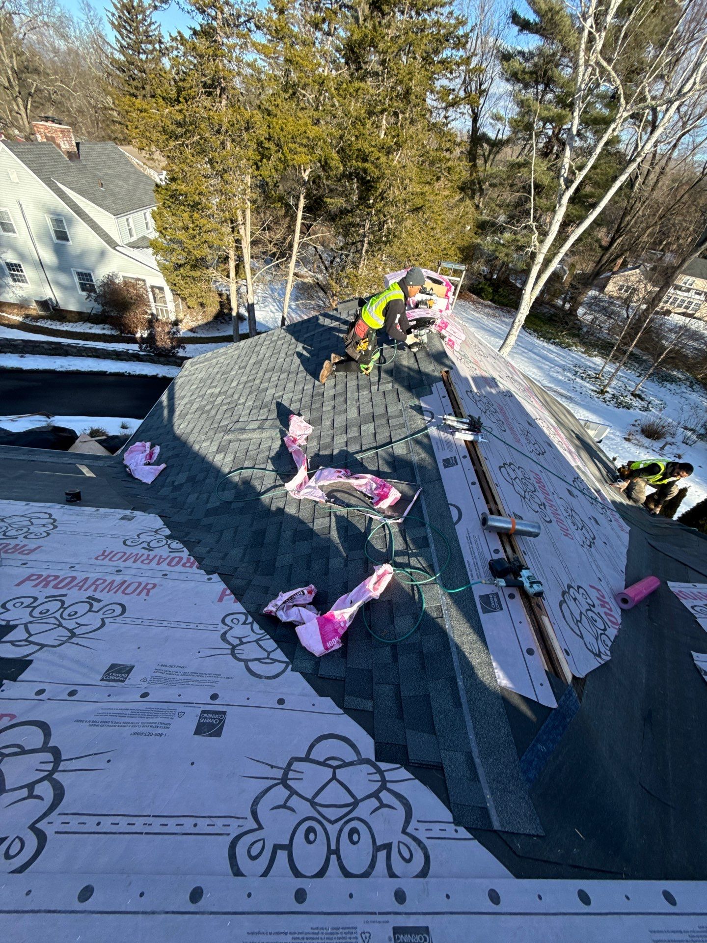 Owens Corning Duration: Estate Gray in West Hartford by Golden Shield Roofing