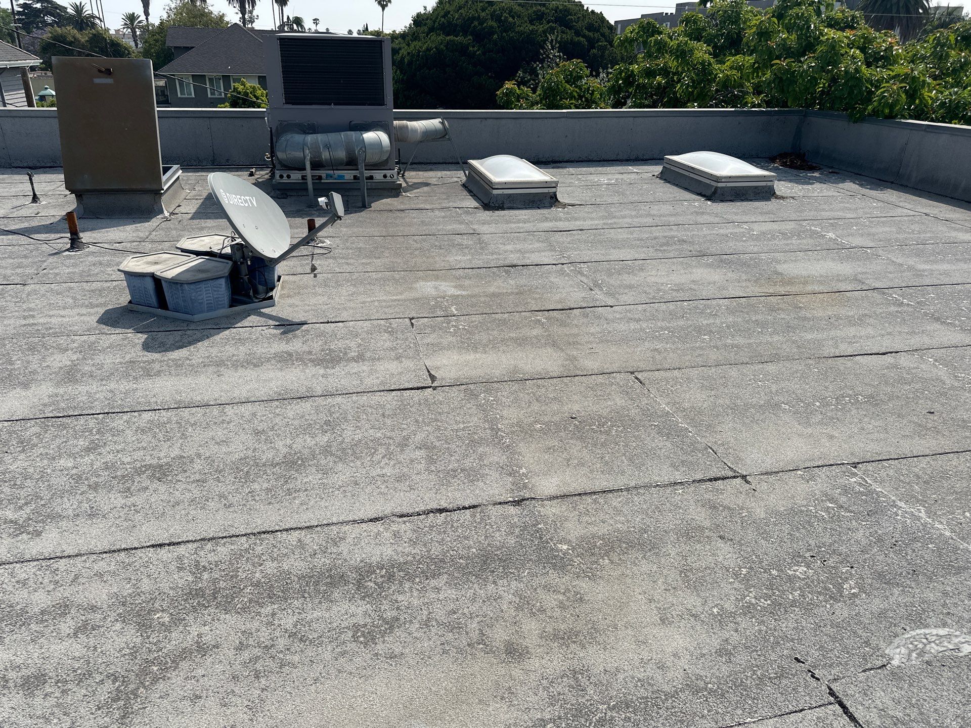 Silicone Membrane Application  by Hull Brothers Roofing