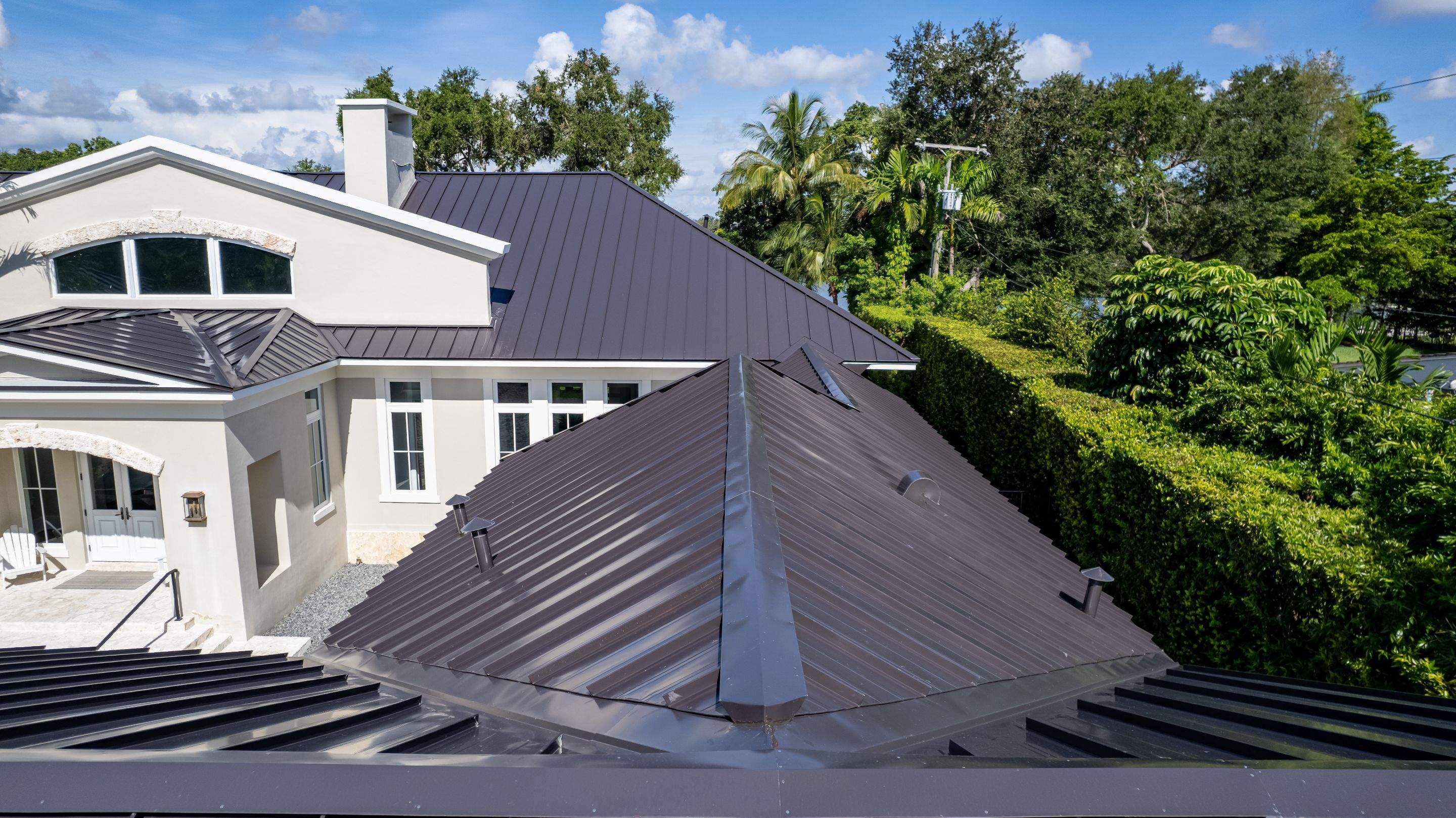 Metal Roof - Galvalume - Dark Bronze by Istueta Roofing