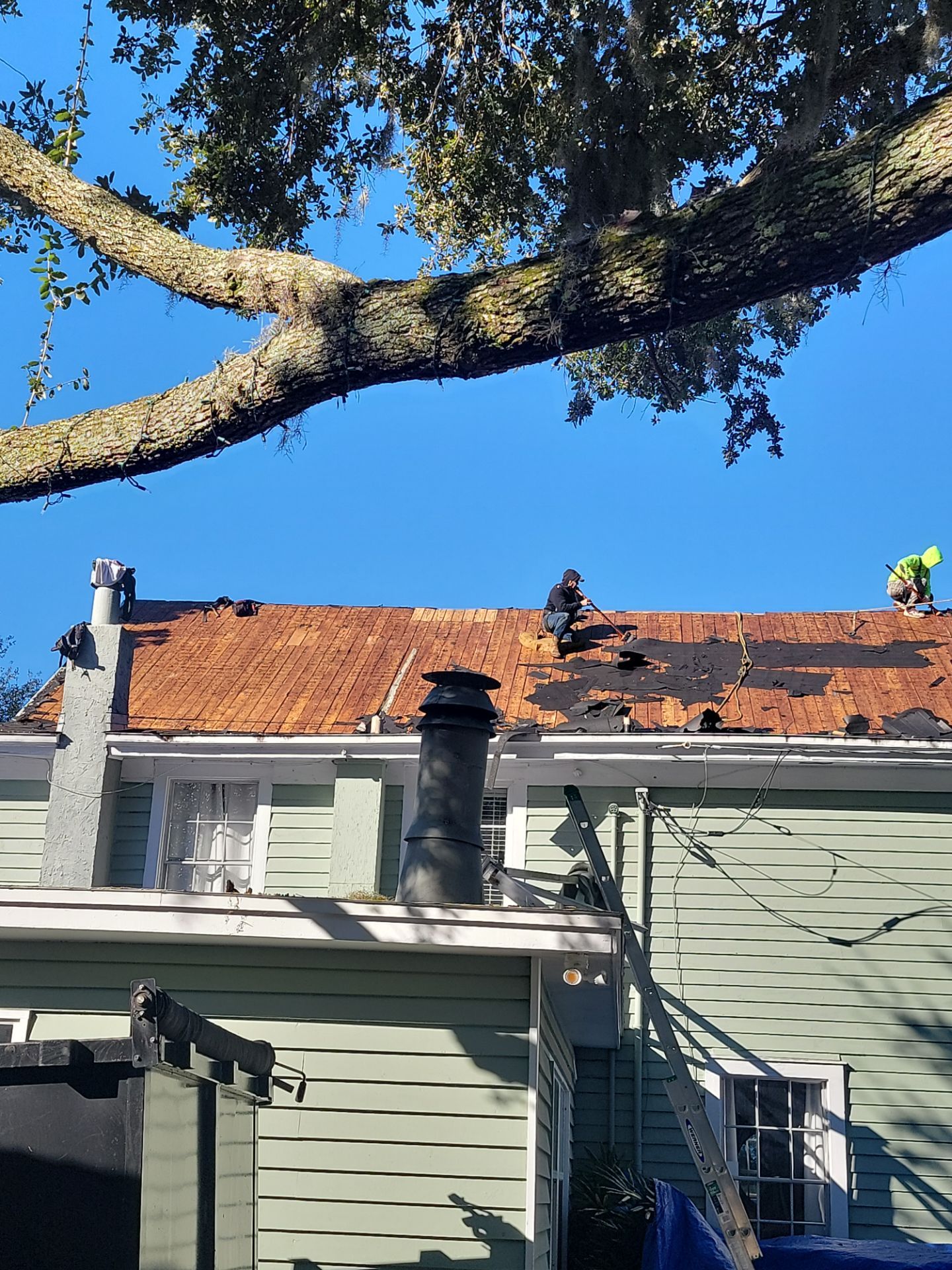 Residential Roofing Installation using Aluminum Metal Roof by Galaxy Builders, Inc.