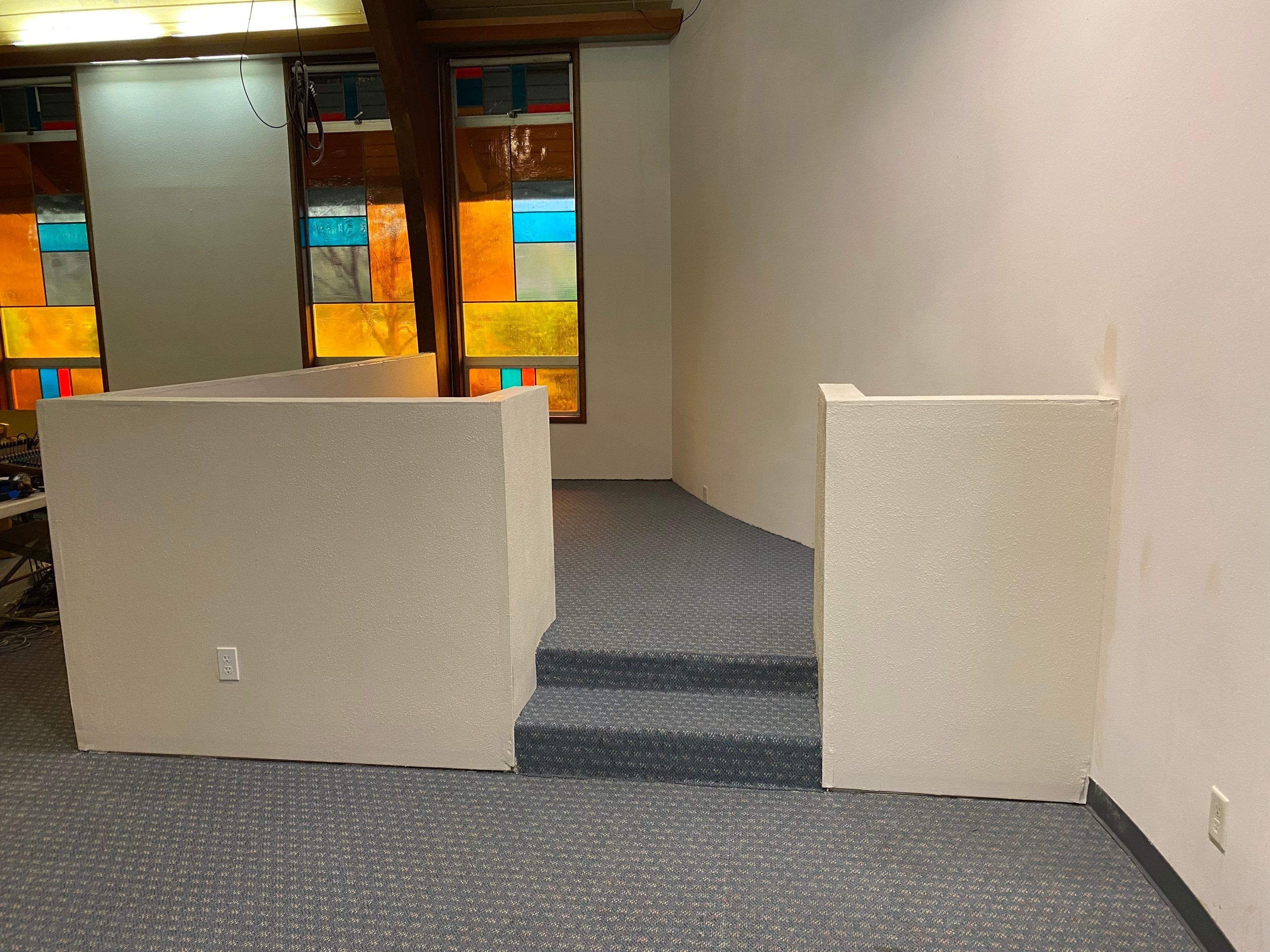 3495 - Church Audio Deck by MV General Construction, LLC