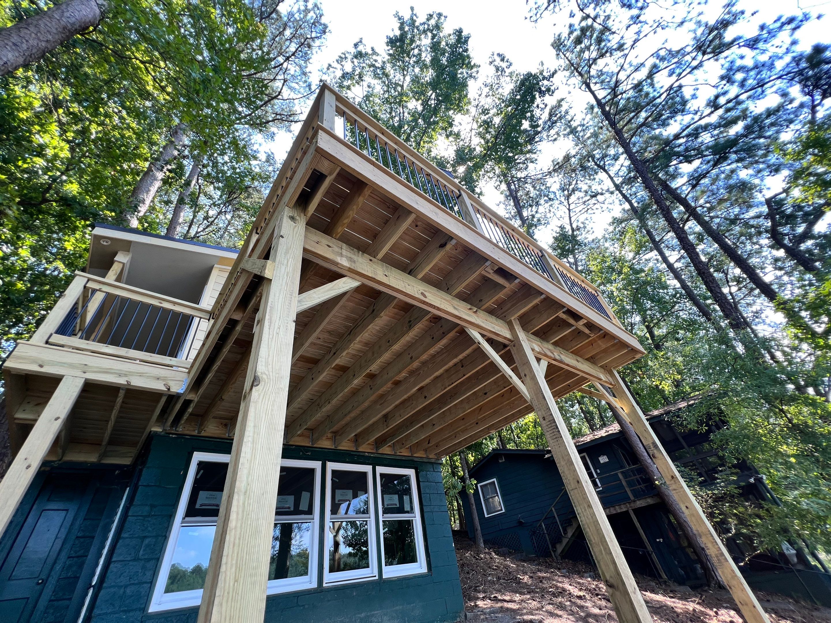 Lakefront Room Addition and Custom Deck Build in Acworth by Swift Home Renovations 
