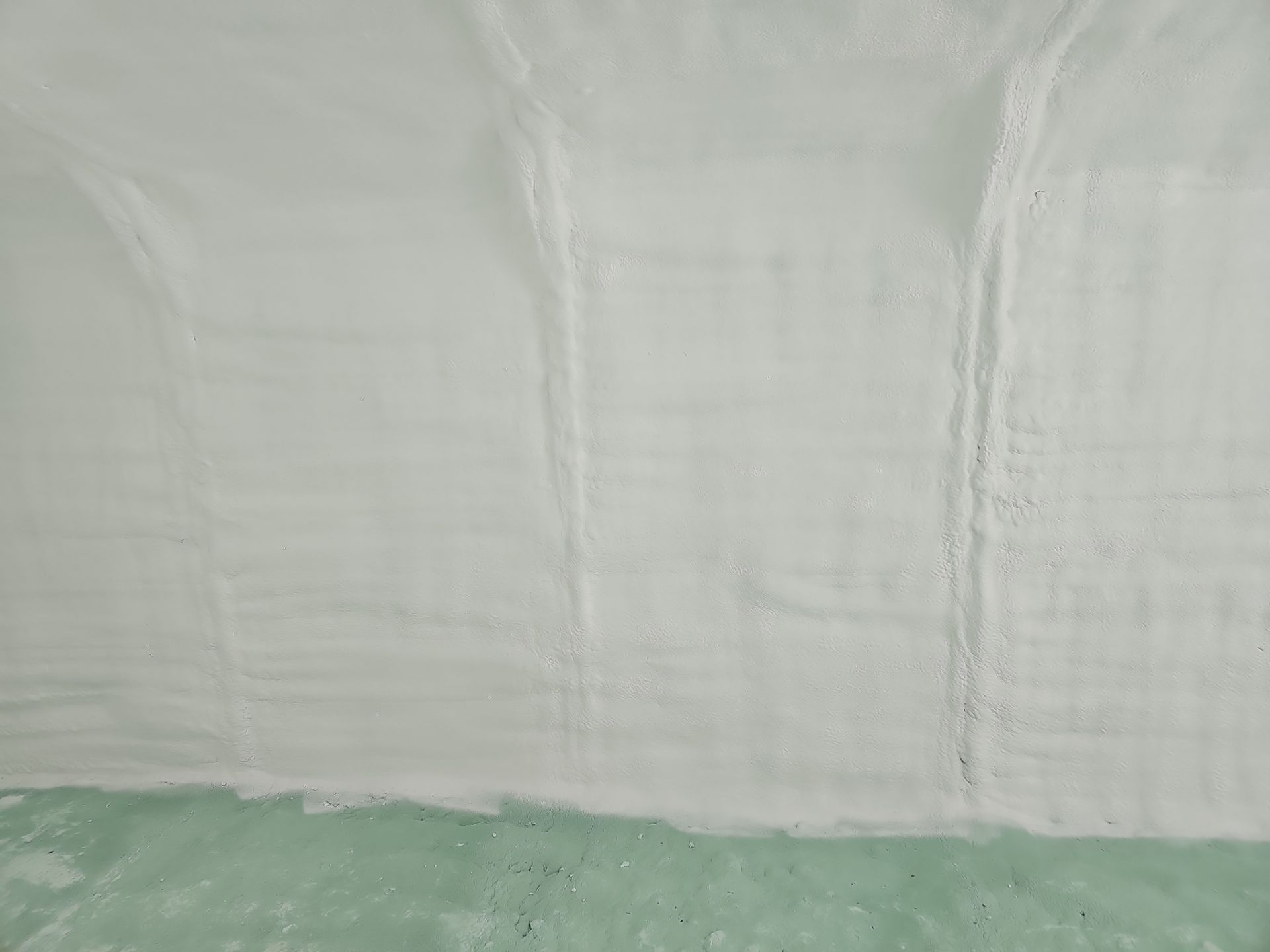 Closed Cell Spray Foam Applied to a Metal Shed by NYS Foam & Energy