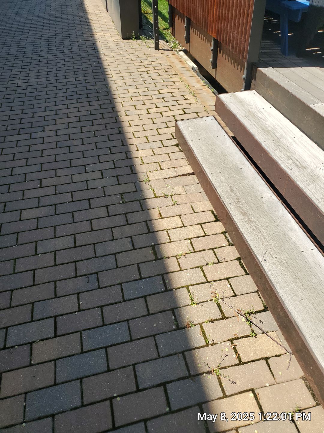 Brick paver repair, cleaning, sealing and poly sanding by Northern Power Washing LLC.