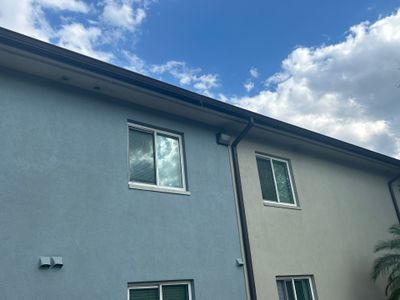 Black 7-Inch Seamless Gutters in Fort Myers FL
