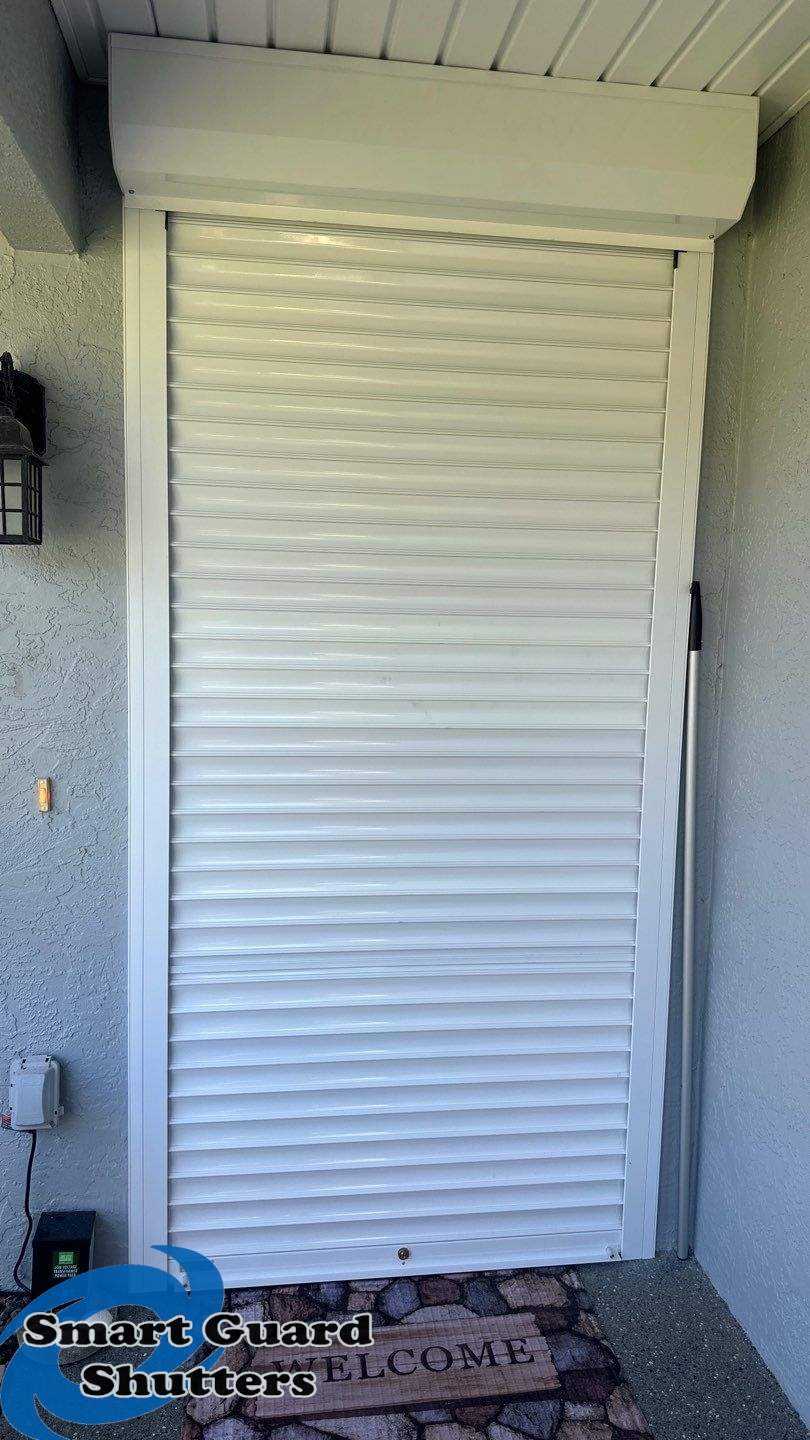 Rolling Shutter in White  by Smart Guard Shutters