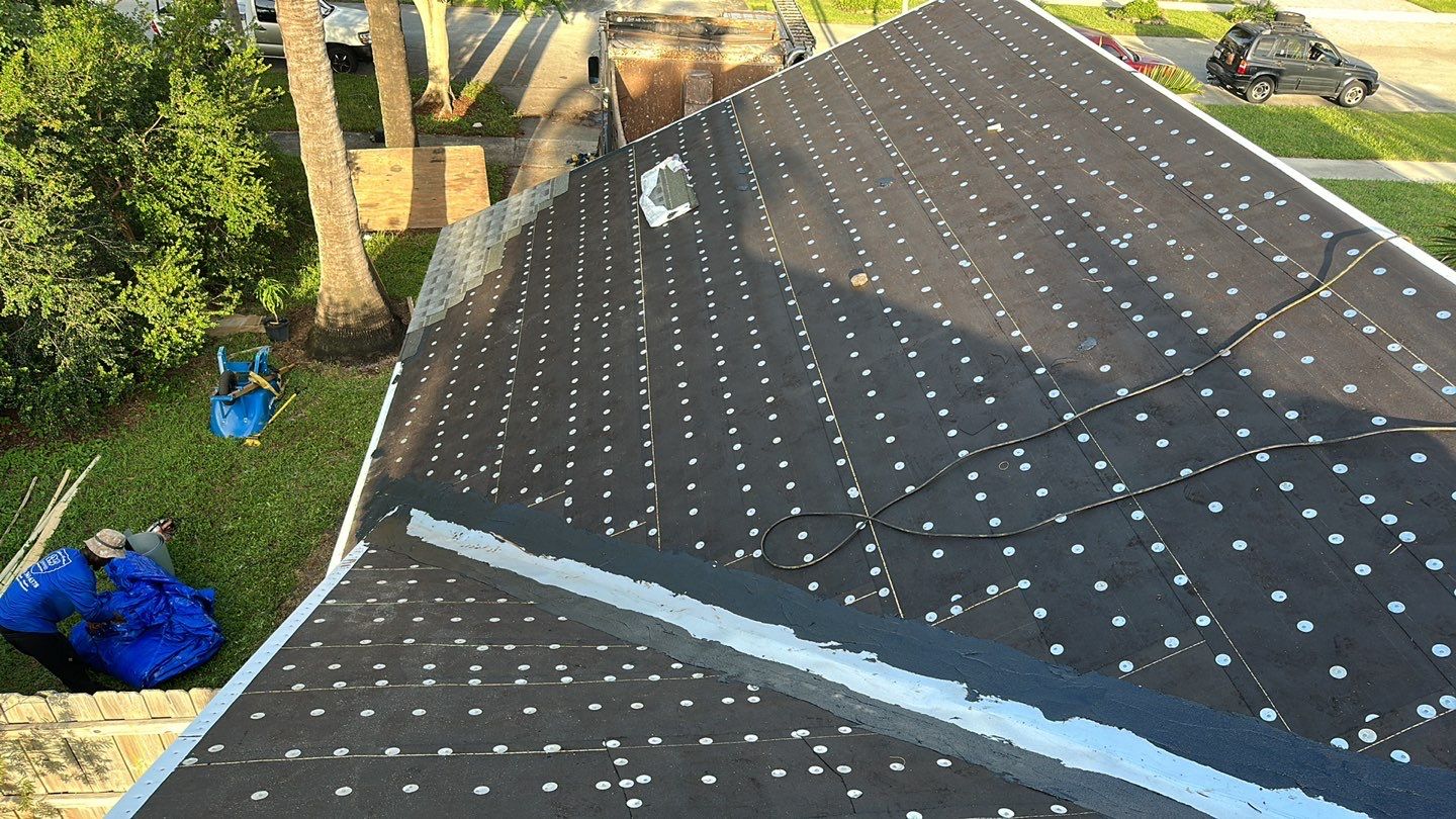 Residential Roofing Installation using GAF by BLUES BROTHERS ROOFING
