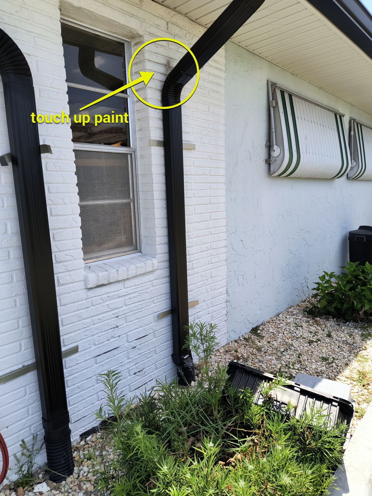 Black Aluminum Gutters Installation in Sun City Center FL by Gutter Professors