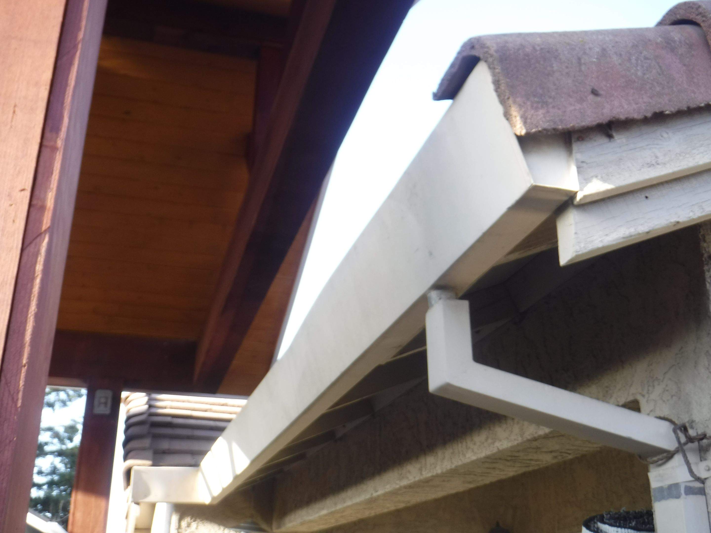 Upgraded gutters and roof by Byers Enterprises