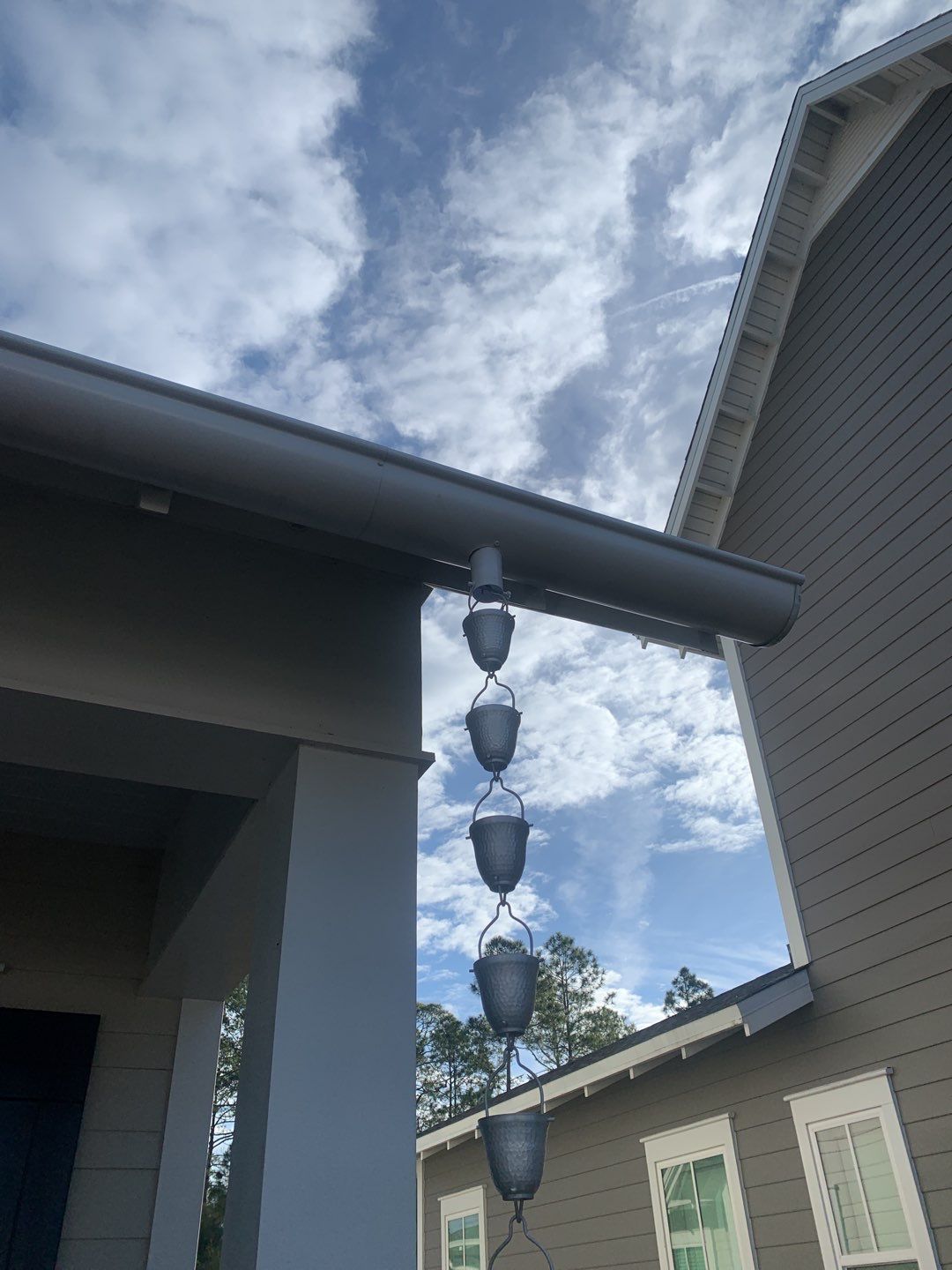 Gutter Installation Using Half Round Seamless Gutters by Gutter Professors