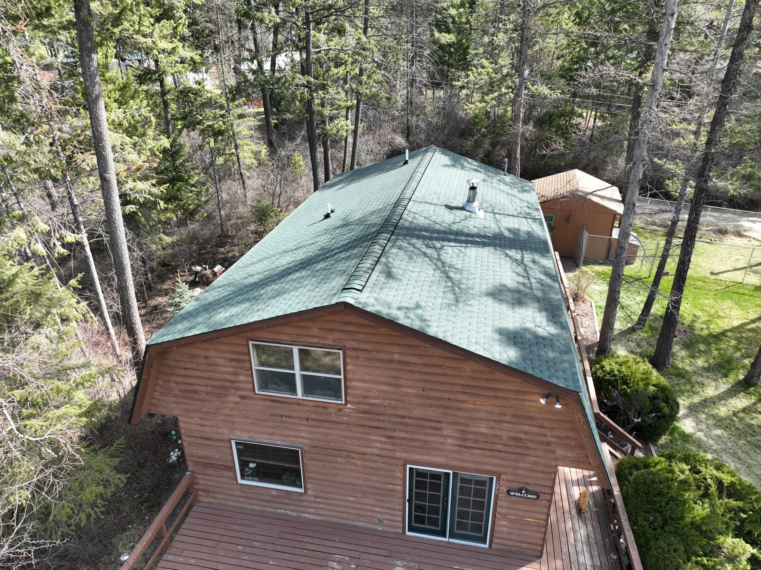 GAF Timberline HDZ - Hunter Green by Montana Roofing Solutions