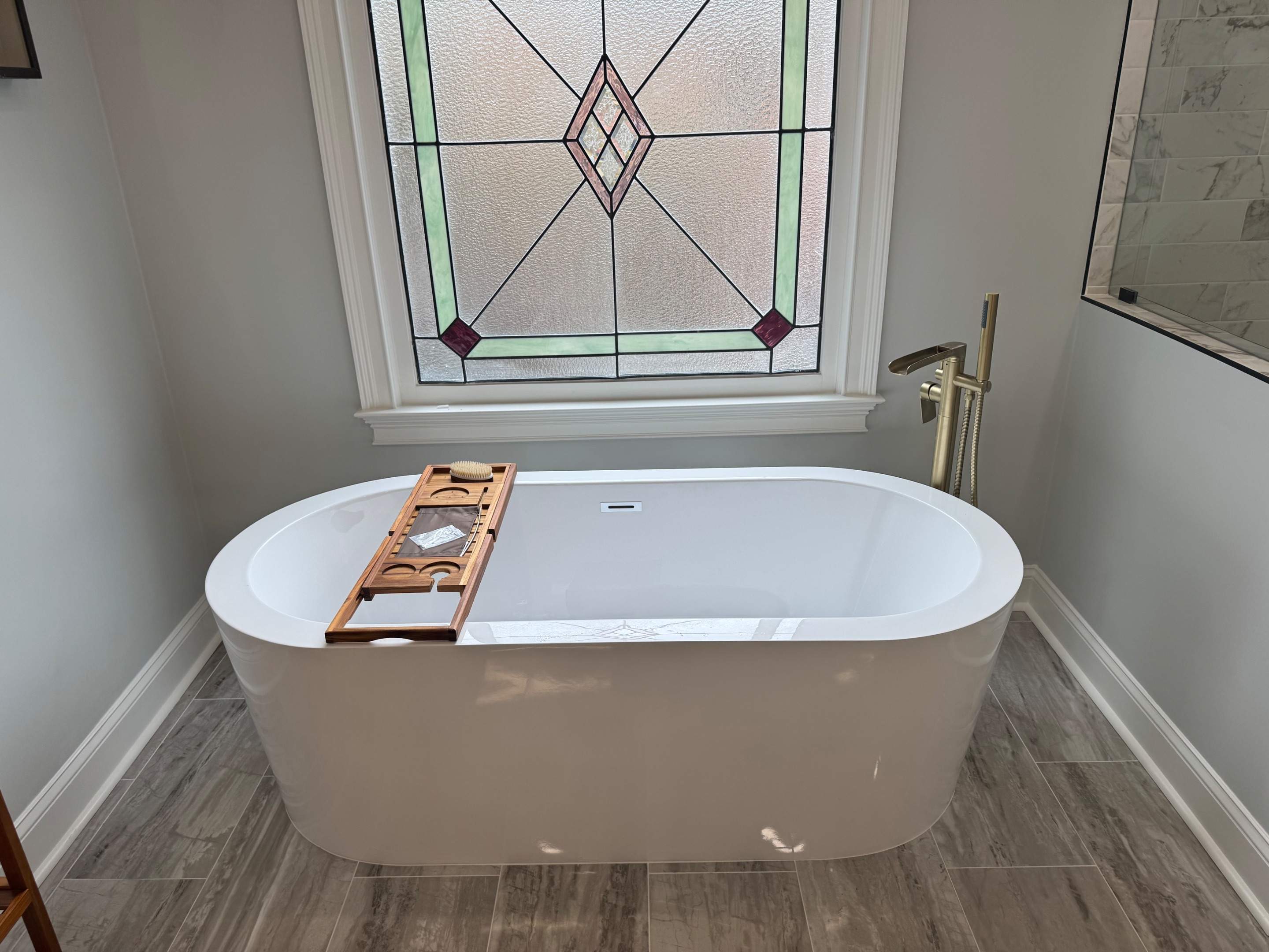 Master bathroom renovation by Prudencio