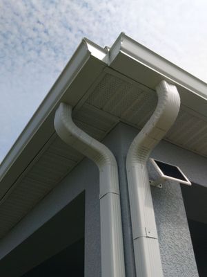 Modern K-Style Gutters Installed in Sarasota FL
