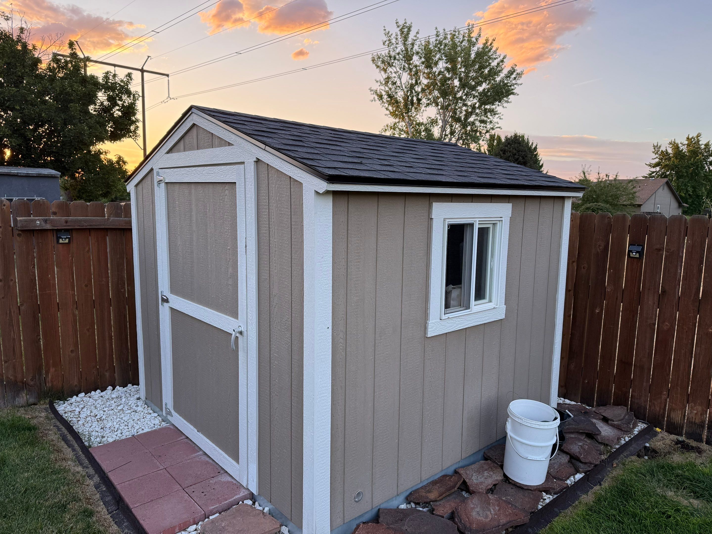 Residential Roof Replacement and Seamless Gutter Installation in Boise by Olive Roofing