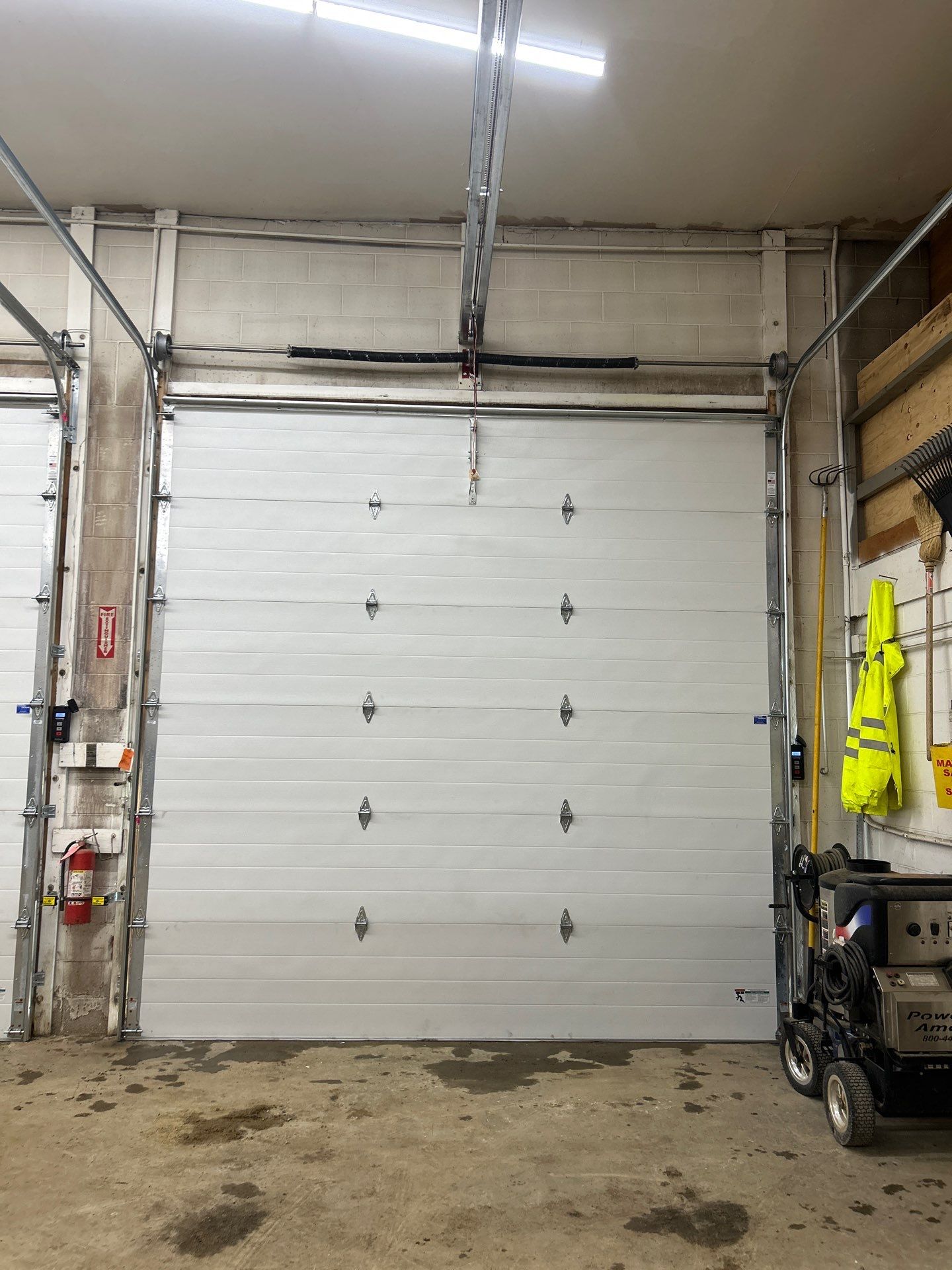 Door Installation using Raynor Commercial Aspen Garage Door by Keene Door