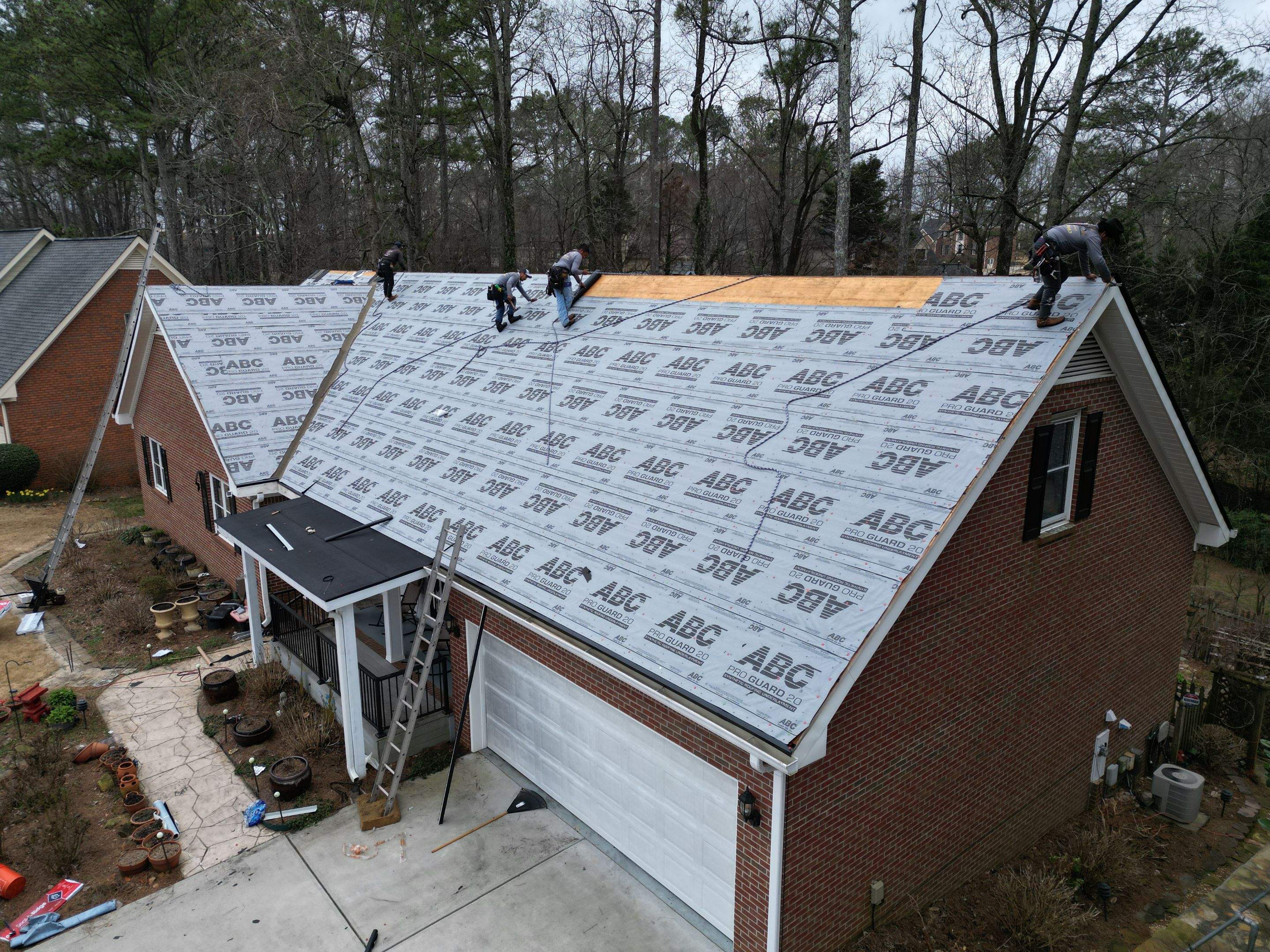 Roof Replacement Gutters & Downspouts by Deerfield Roofing LLC