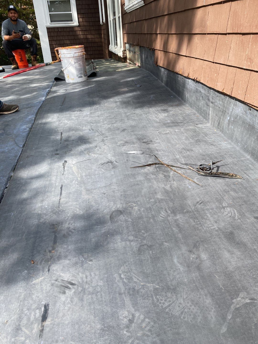 Commercial Roofing Installation using EPDM  by A Plus Exterior