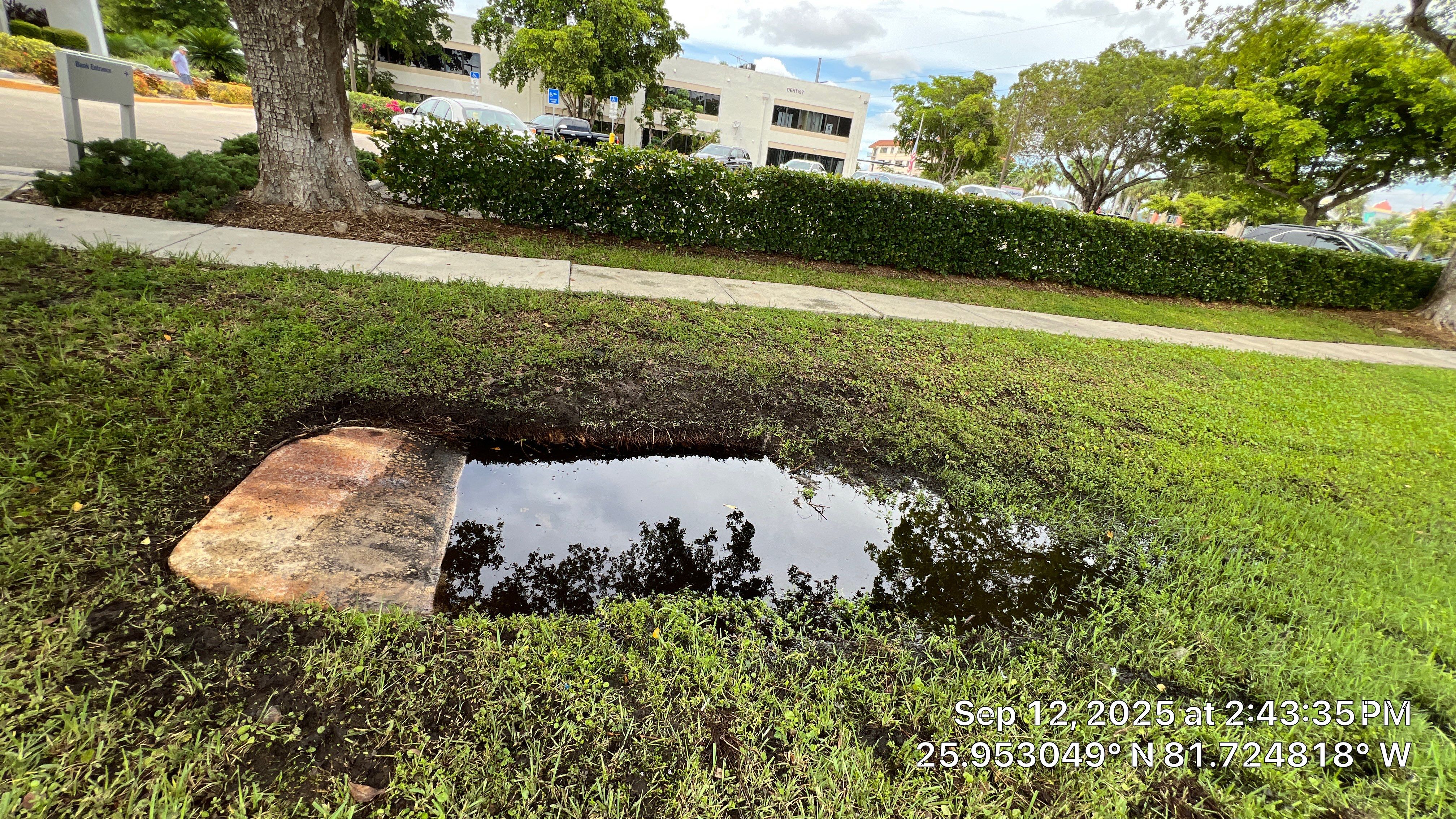 Culvert Cleaning at Bank of America on Marco by APS Power & Water