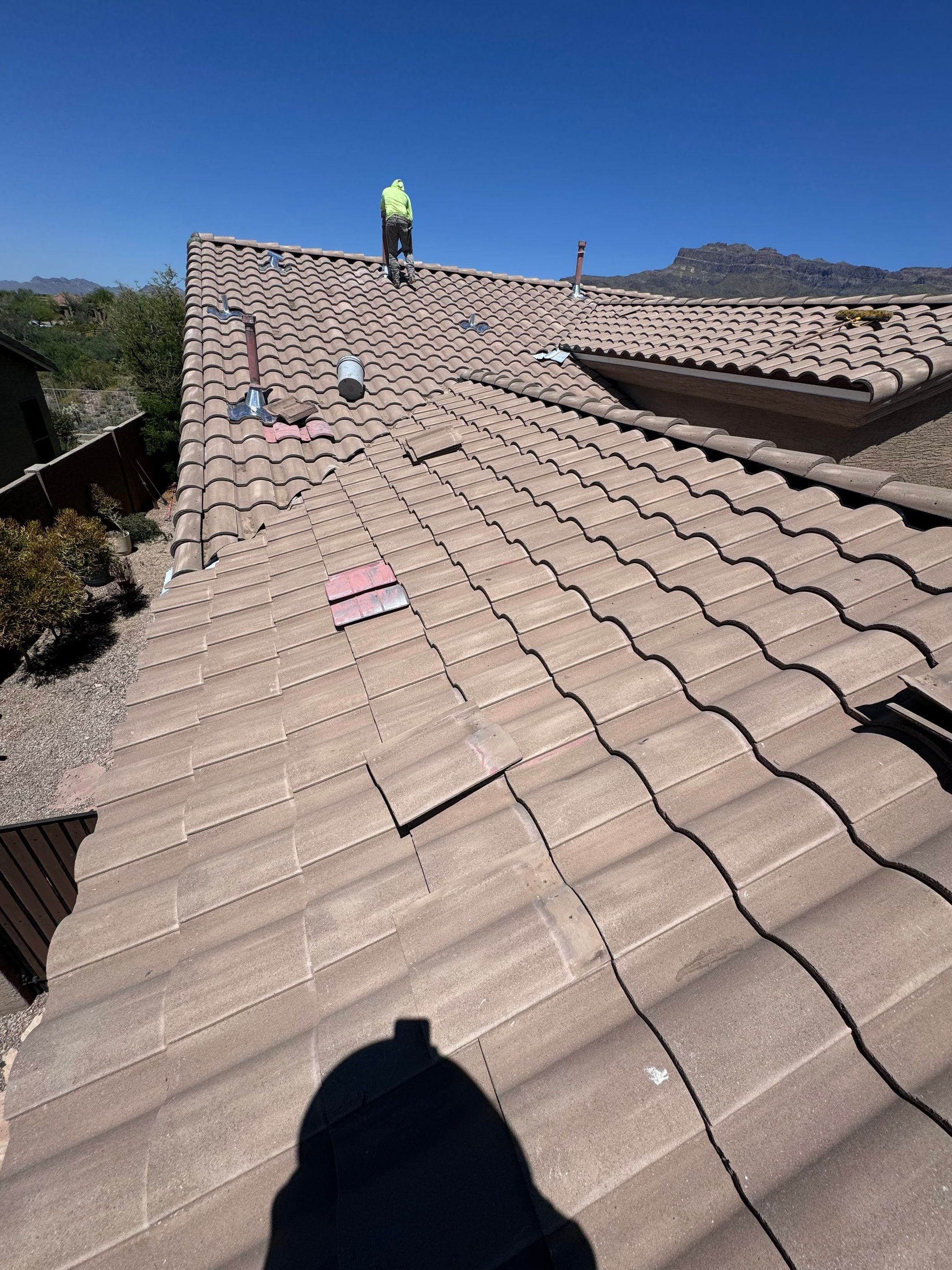 Sandstone Concrete Tile by Reimagine Roofing