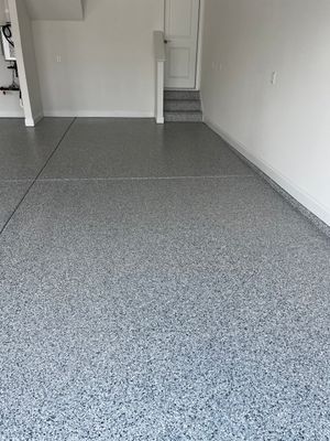 Garage Floor Coating using Tidal Wave