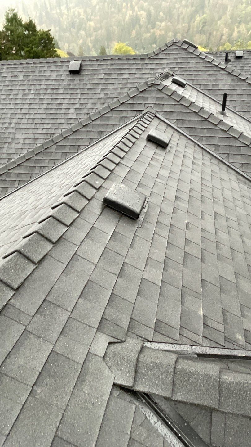 Residential Roofing Installation using OC Oakridge shingles with prolok accent roofs by Top Notch Roofing Inc