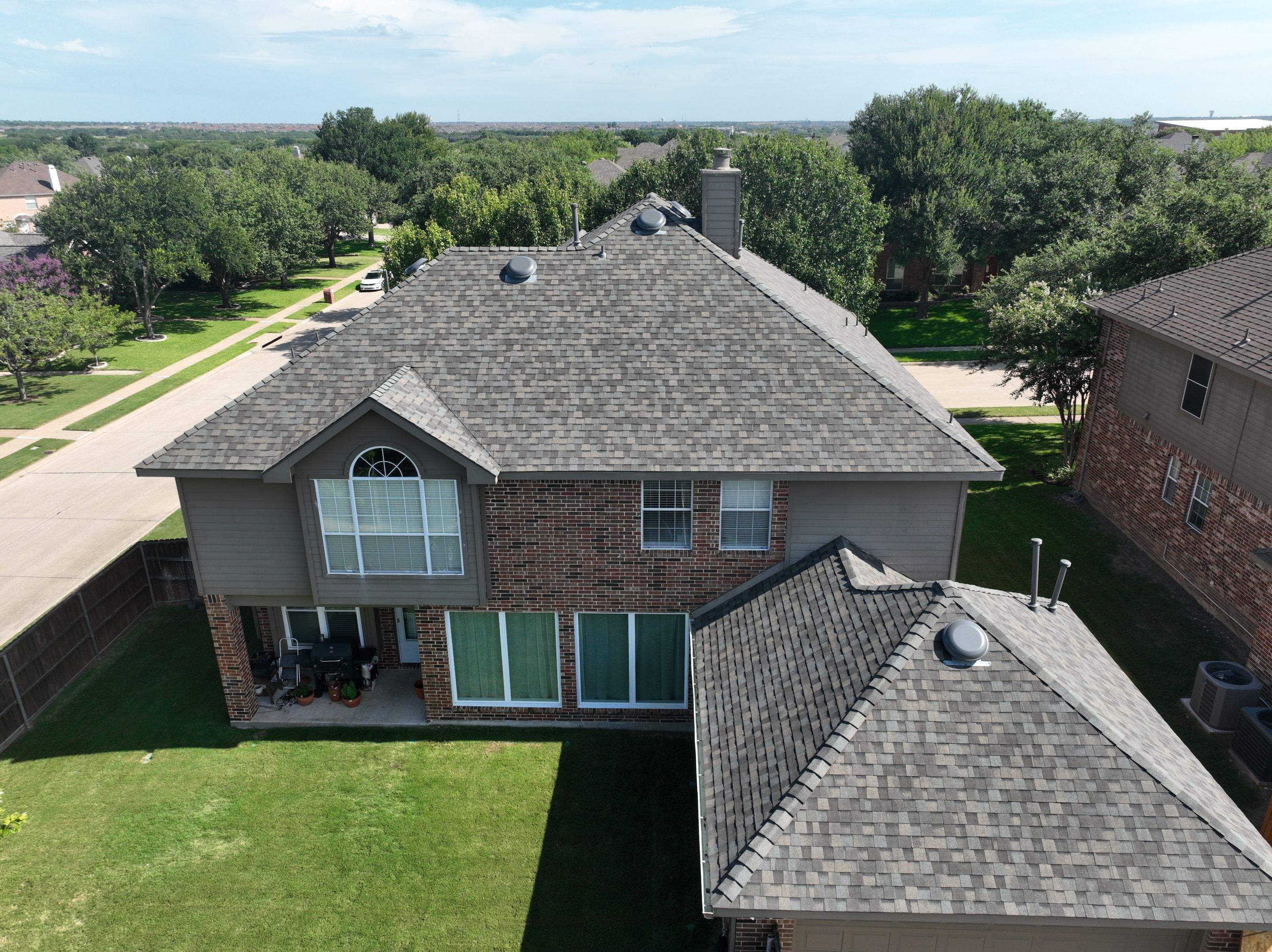 Residential Roofing Installation using CertainTeed Landmark MaxDef Weathered Wood by OneSource Roofing and Restoration