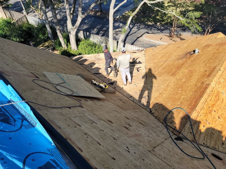Residential Roofing Installation using Roof Replacement by American Roofing & Construction LLC