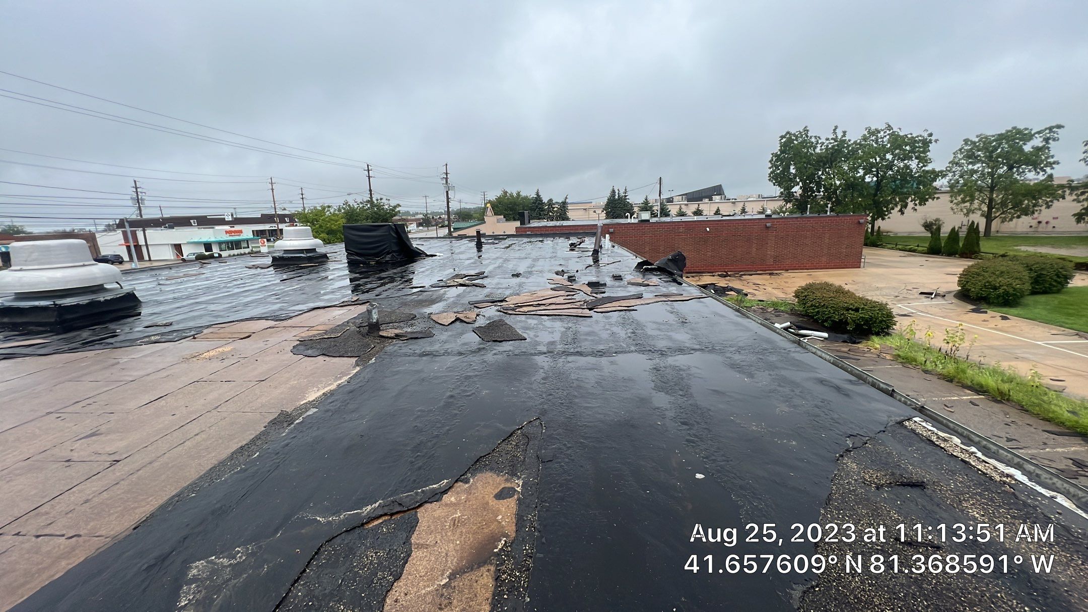 Flat Roof Install Mentor Ohio by Gold Star Roofing LLC 